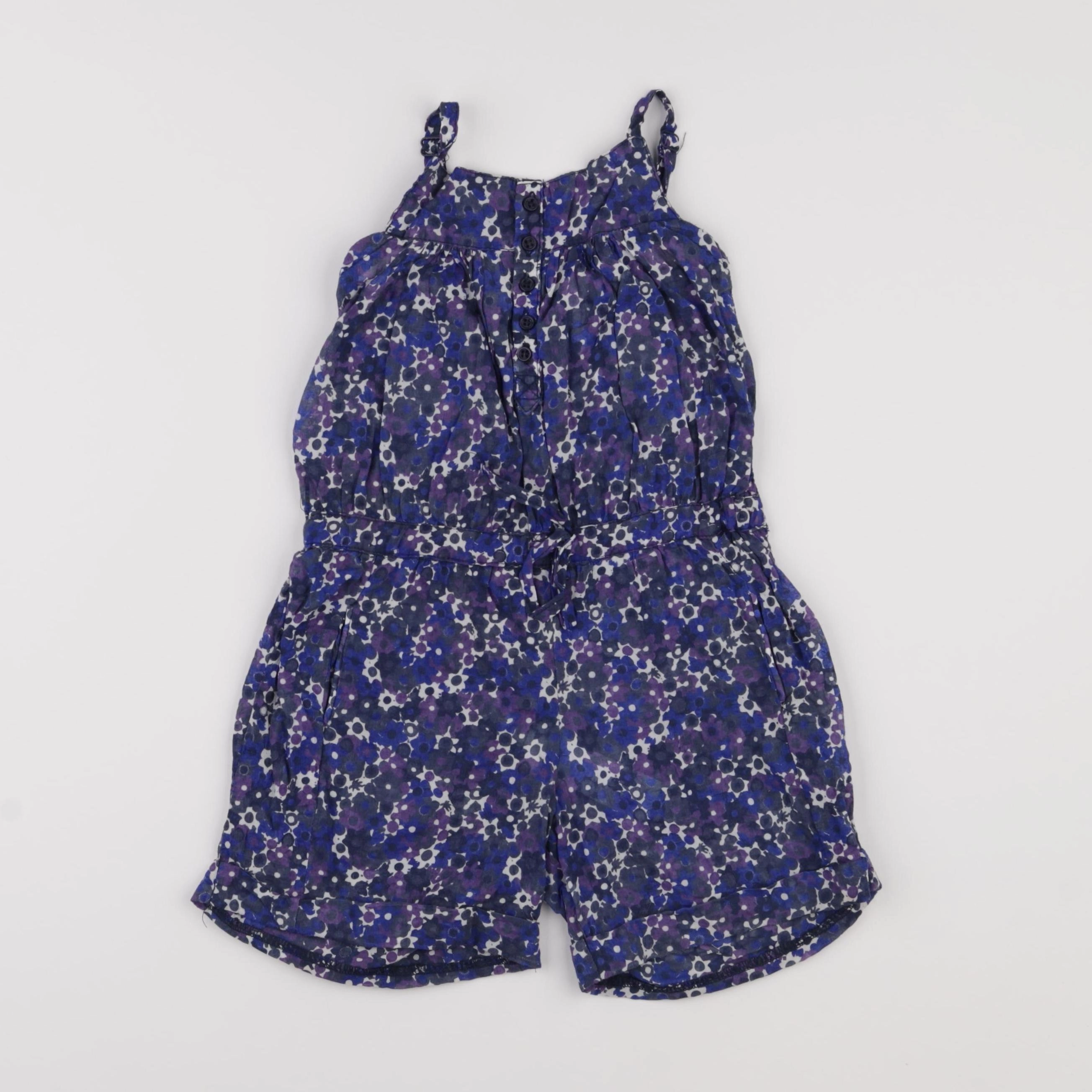 Okaidi - combinaison violet, bleu - 3 ans