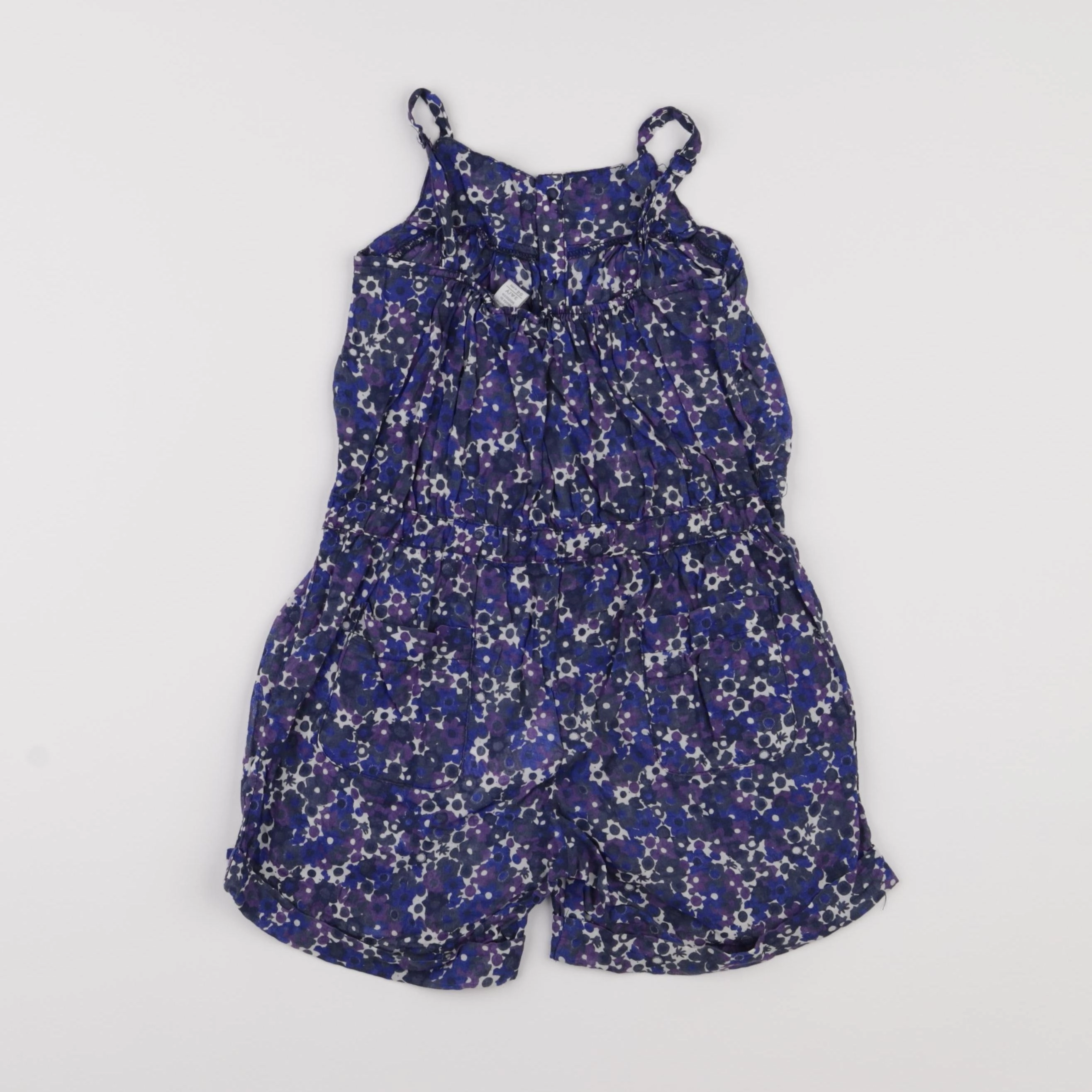 Okaidi - combinaison violet, bleu - 3 ans