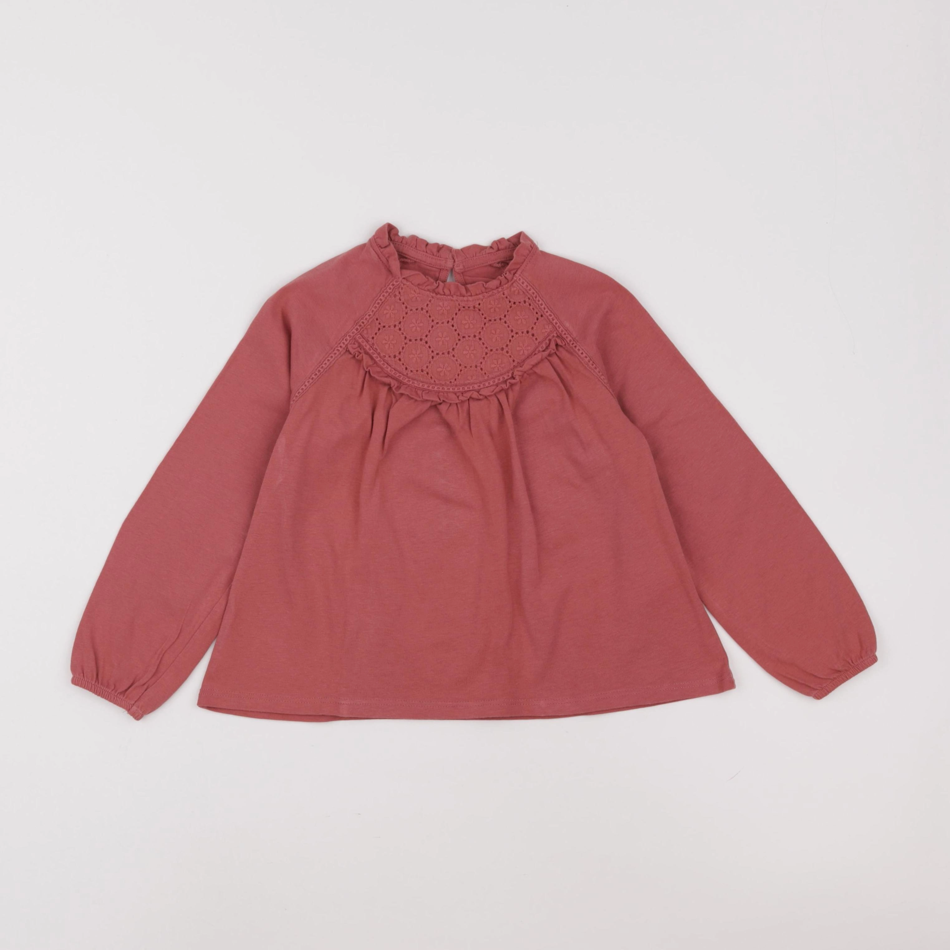 Vertbaudet - blouse rose - 4 ans