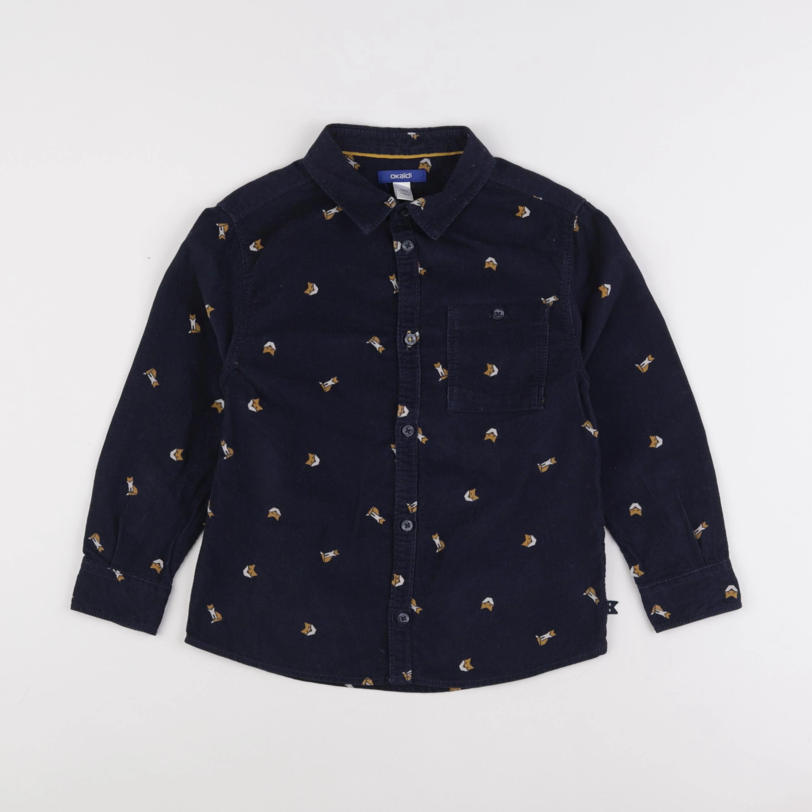 Okaidi - chemise bleu - 6 ans