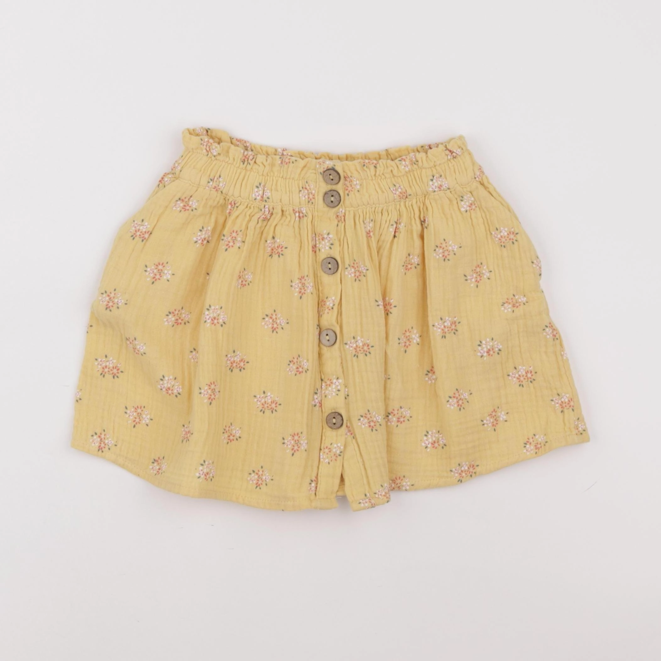 Vertbaudet - jupe jaune - 4 ans