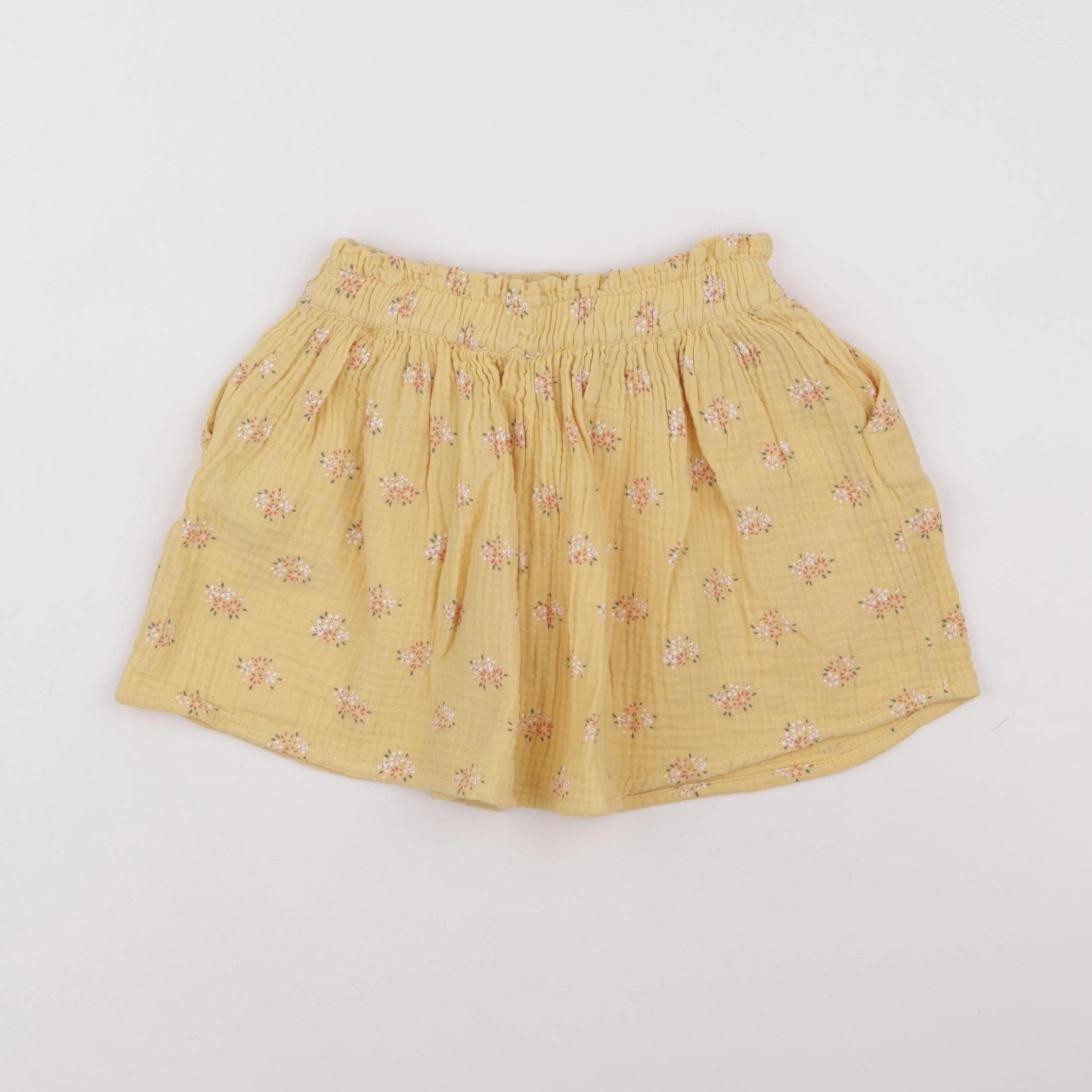 Vertbaudet - jupe jaune - 4 ans