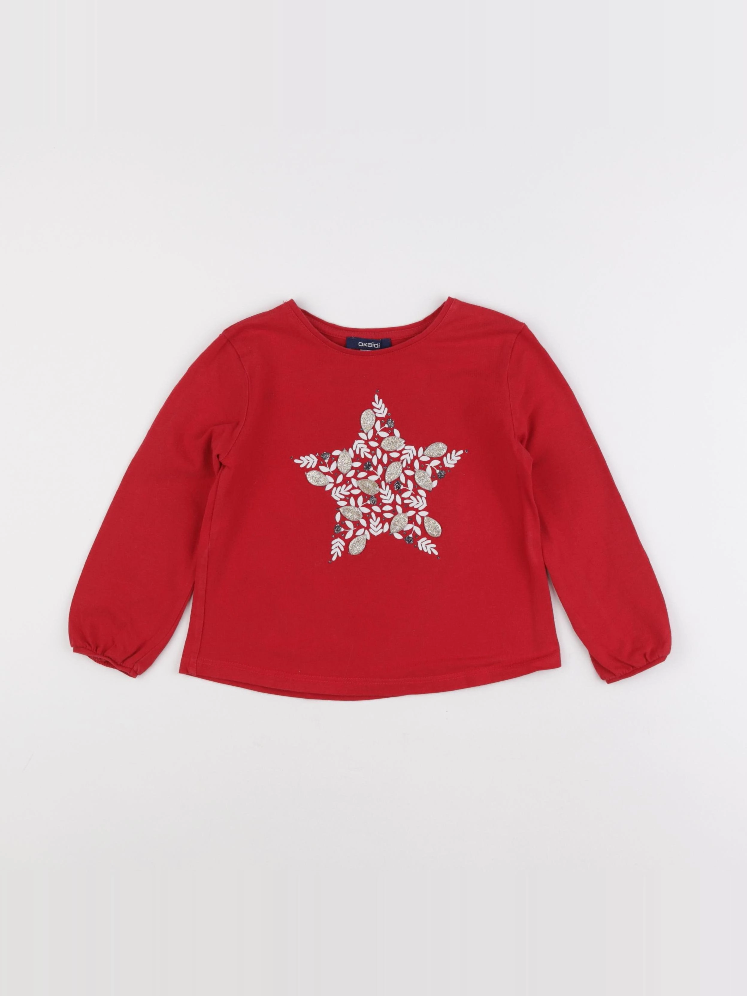 Okaidi - tee-shirt rouge - 3 ans