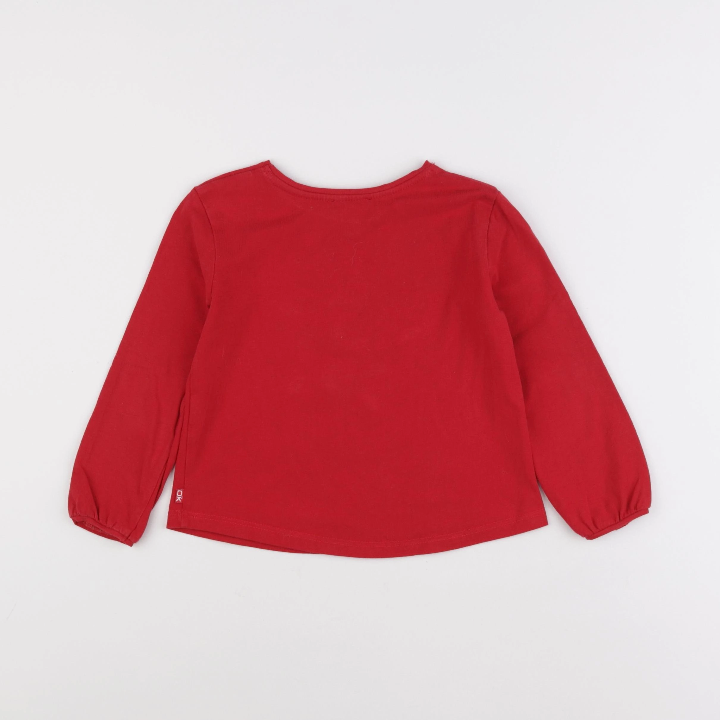 Okaidi - tee-shirt rouge - 3 ans