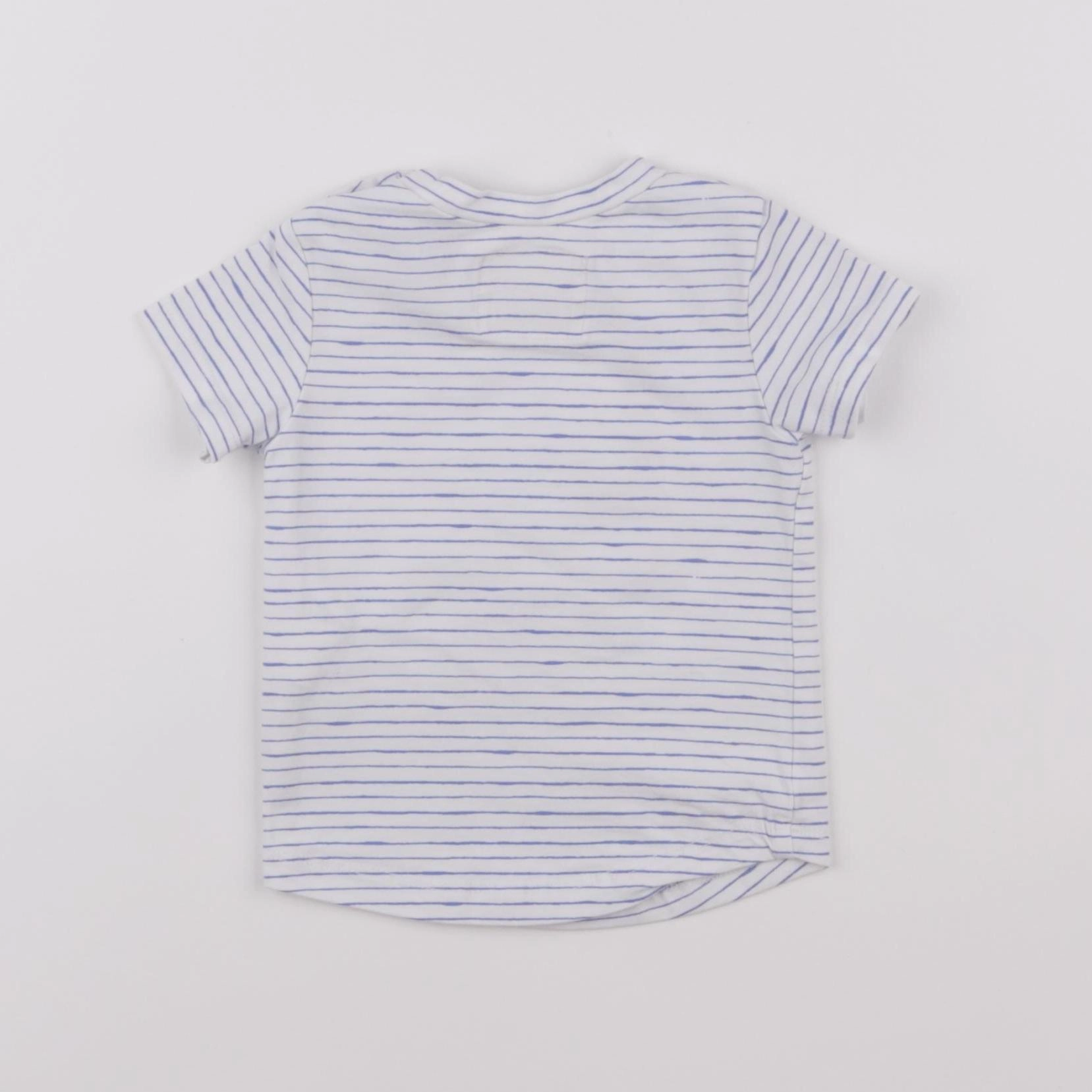 Levi's - tee-shirt blanc, bleu - 6 mois
