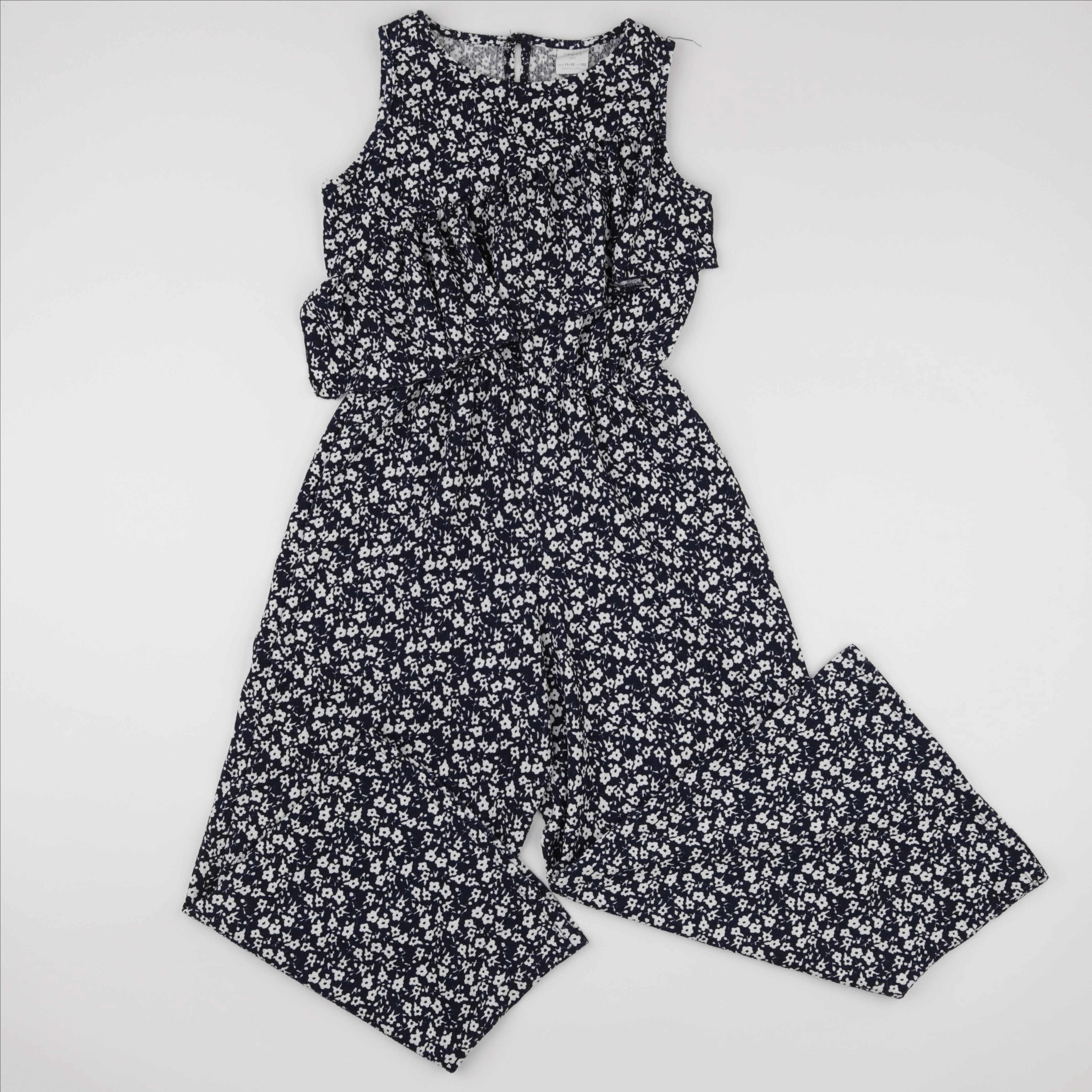 Zara - combinaison bleu, blanc - 11/12 ans