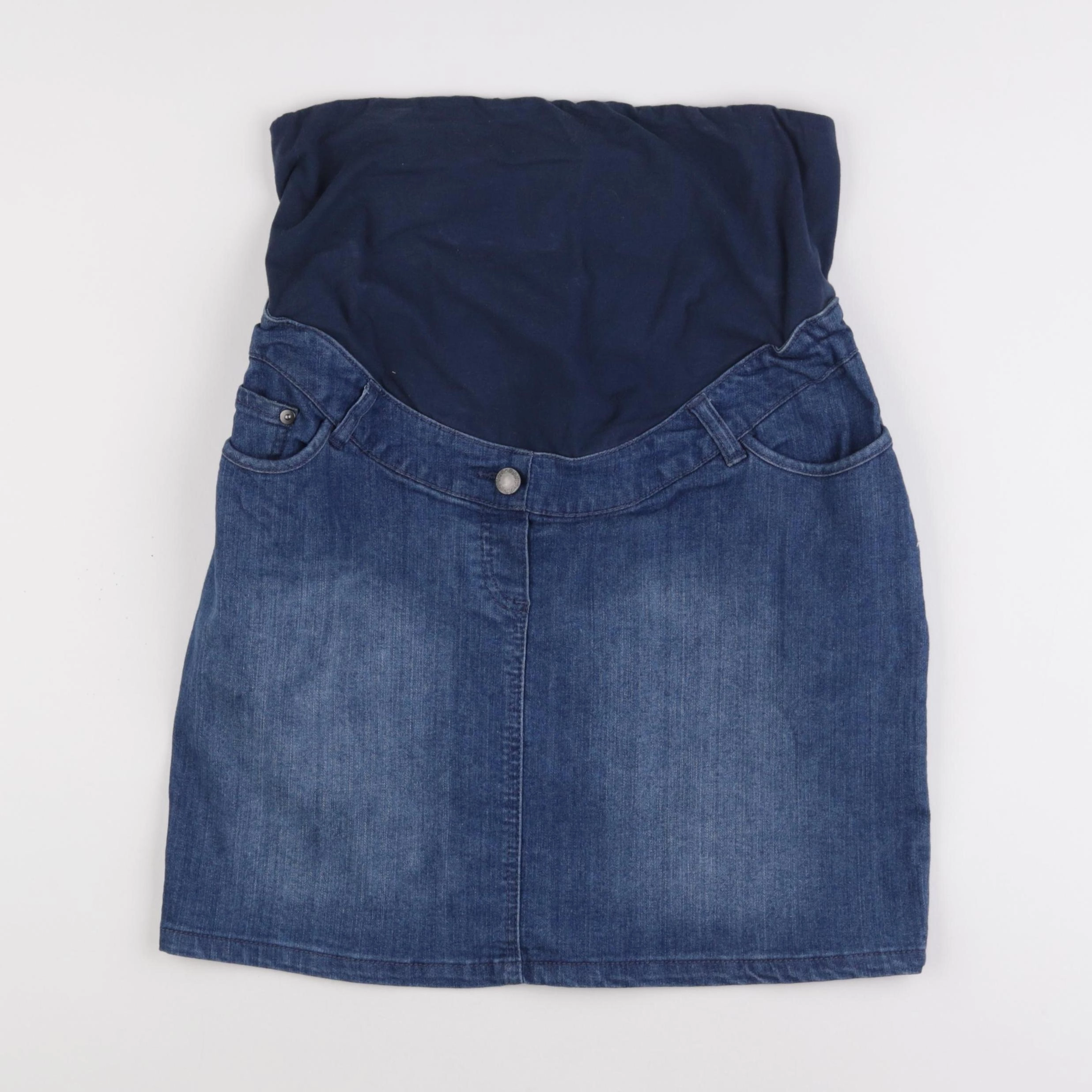 Vertbaudet - jupe grossesse bleu - 40