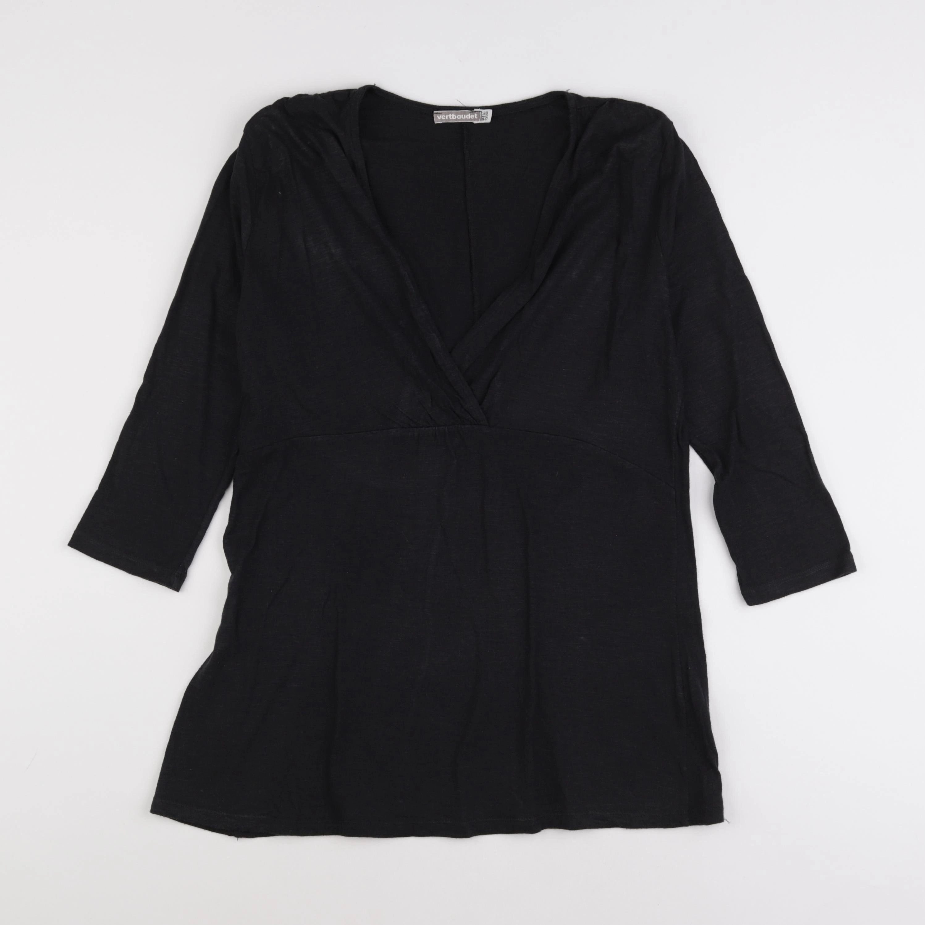 Vertbaudet - blouse grossesse, allaitement noir - 38 à 40
