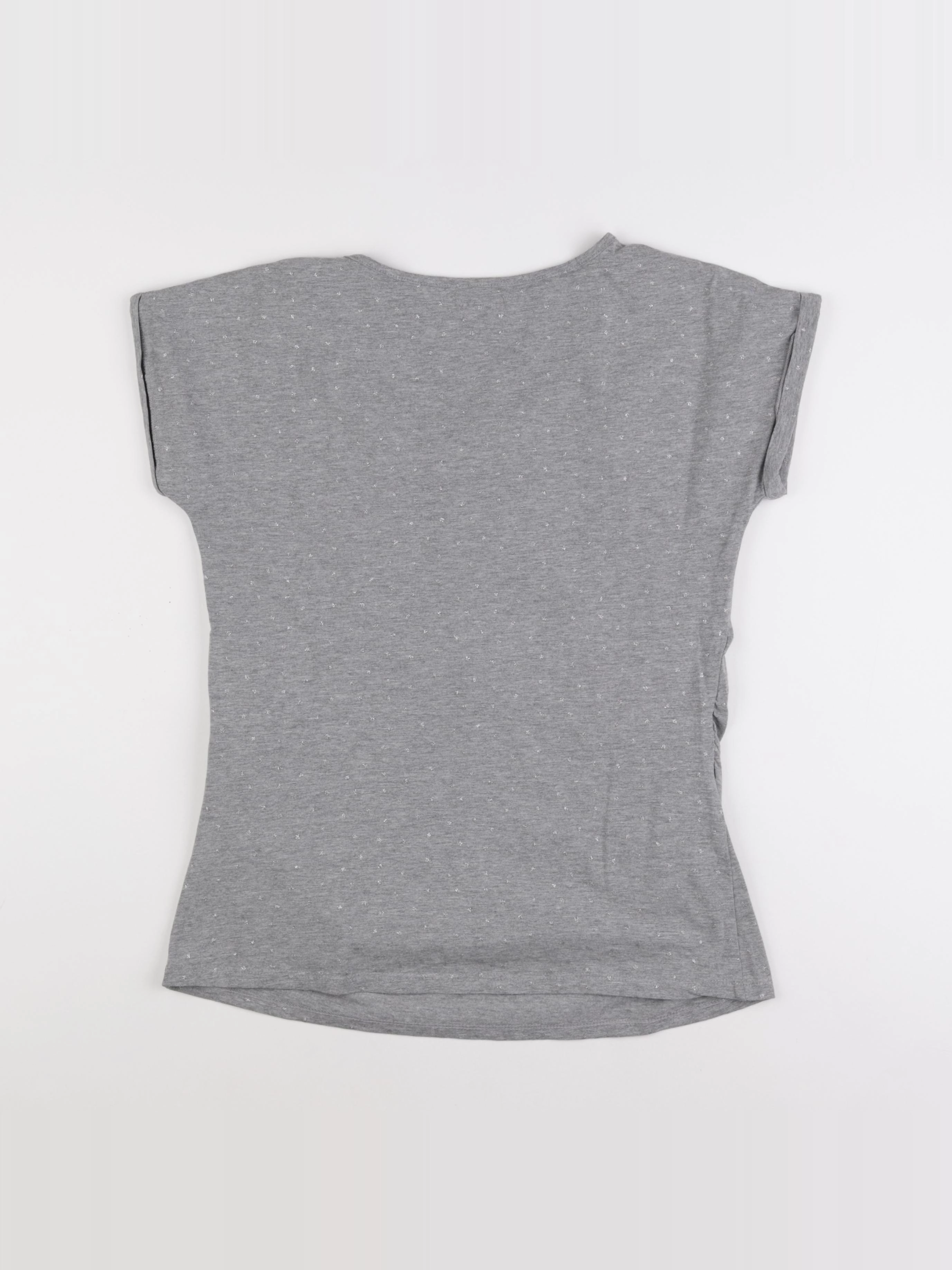 Vertbaudet - tee-shirt grossesse gris, argent - 38 à 40