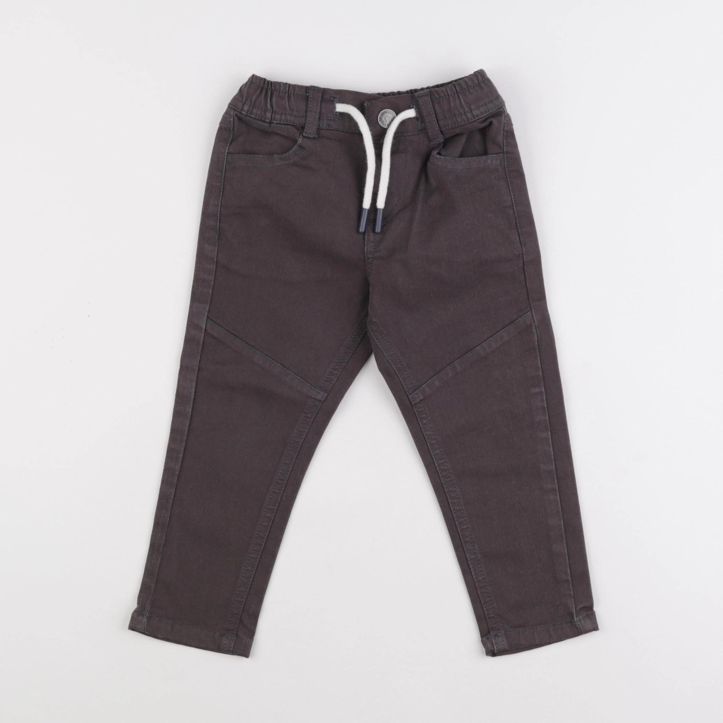 Vertbaudet - jean gris - 2 ans