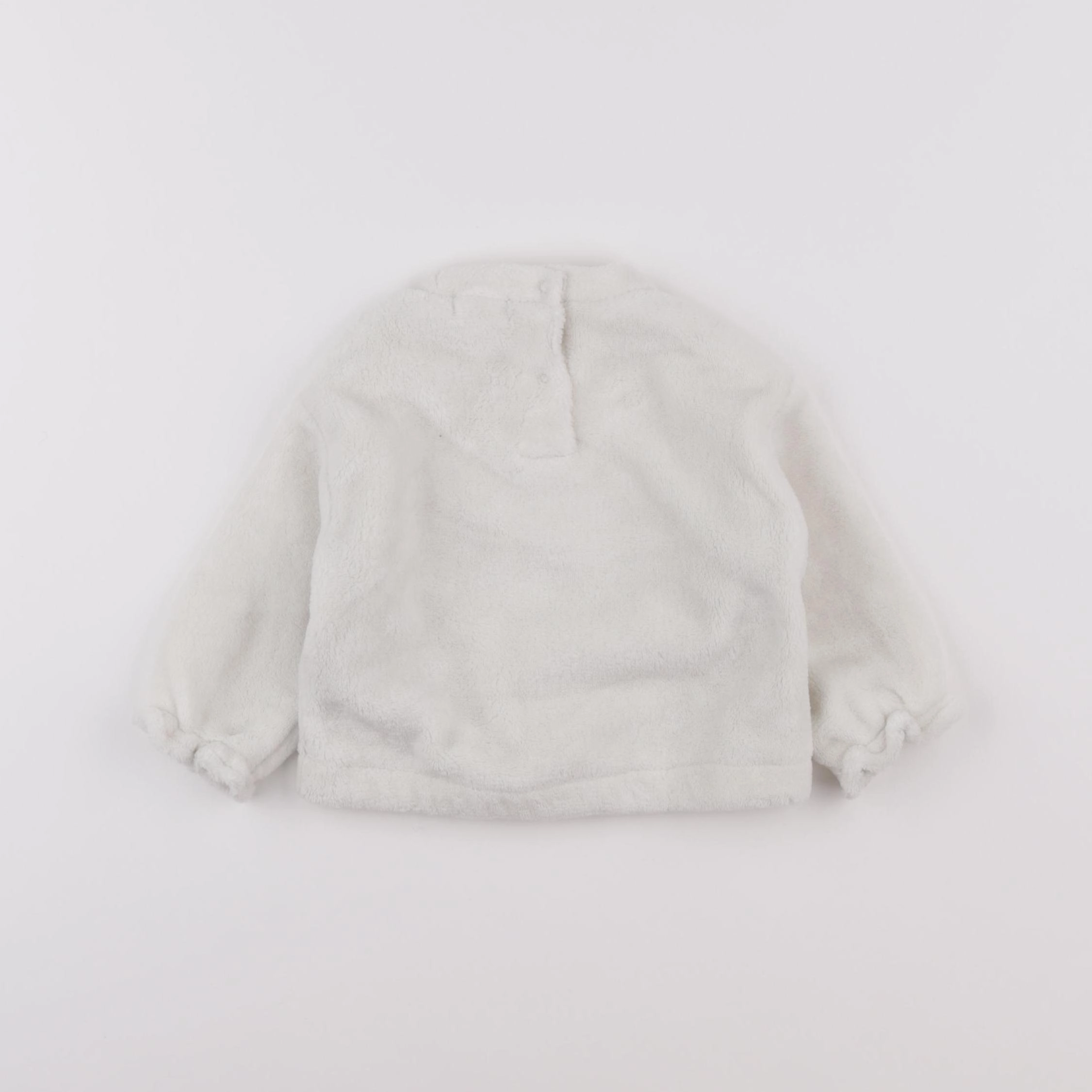 Vertbaudet - pull blanc - 9 mois