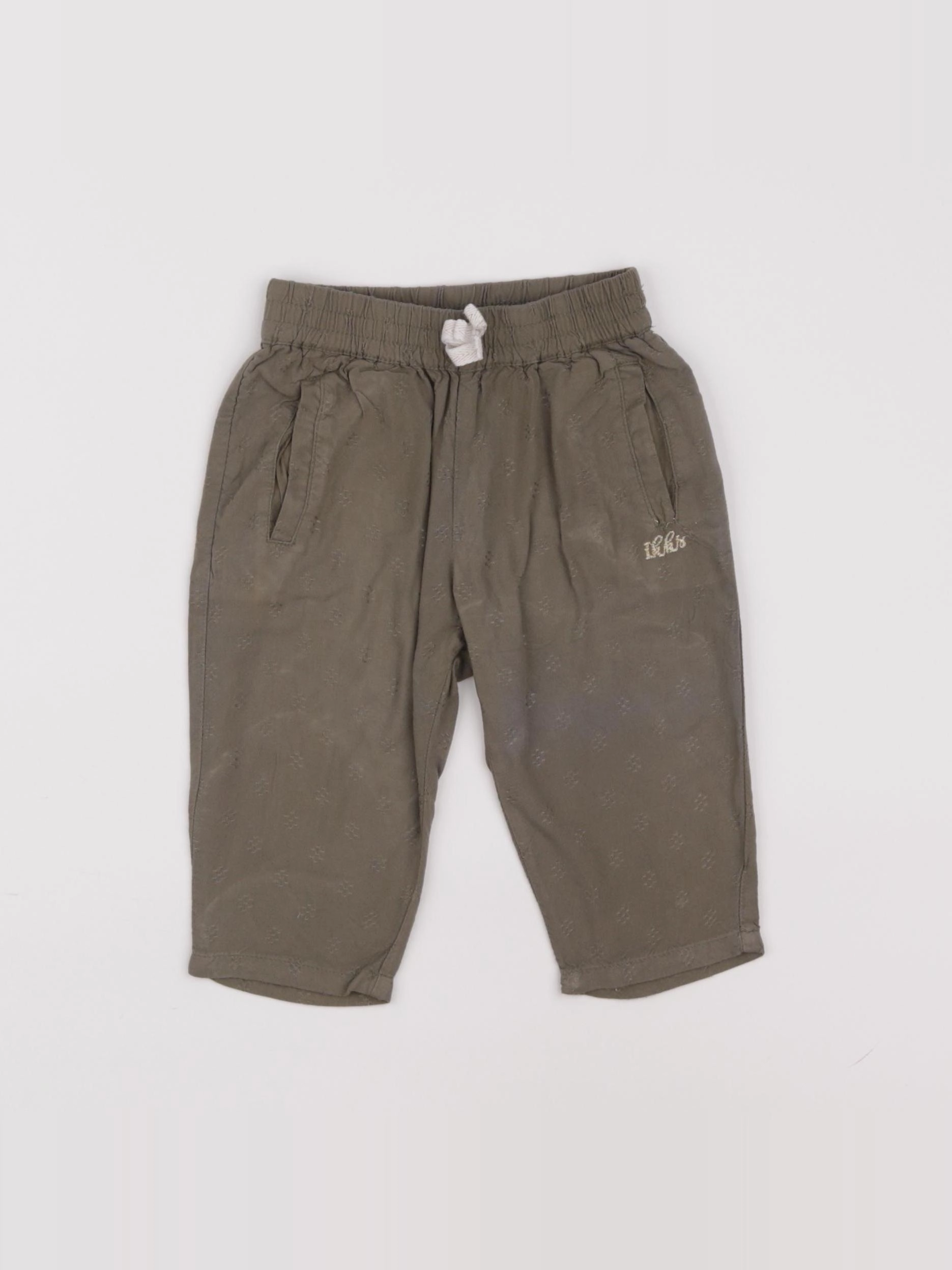 IKKS - pantalon vert - 6 mois