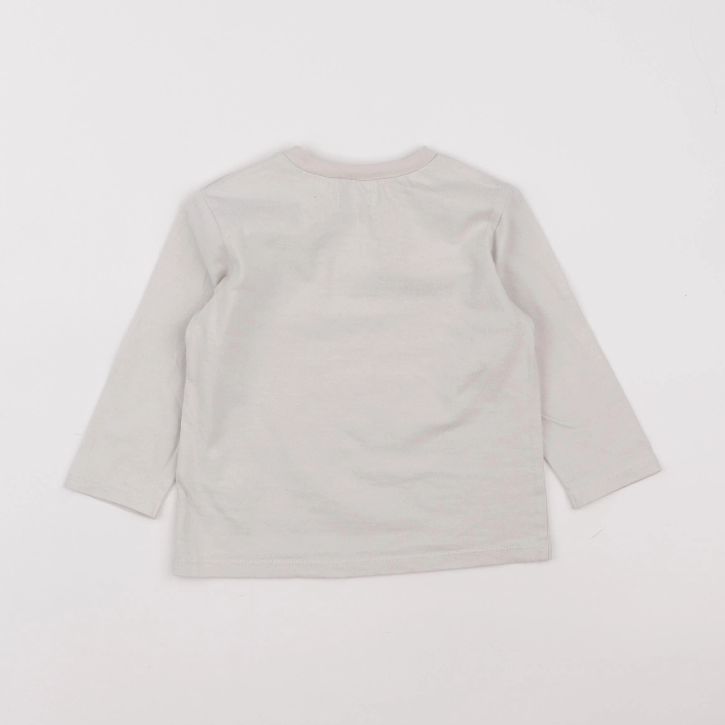 IKKS - tee-shirt beige - 18 mois