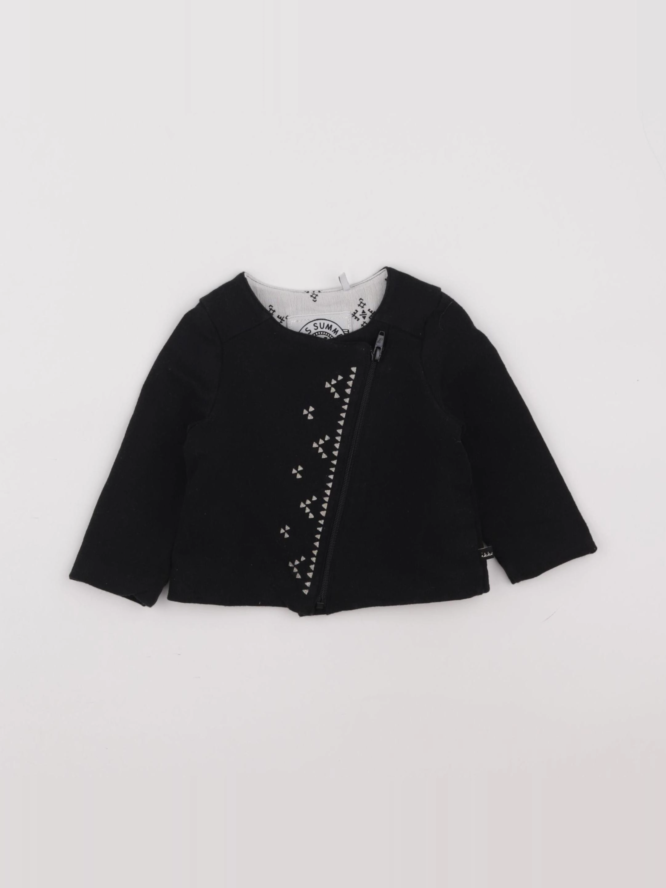 IKKS - gilet noir - 12 mois