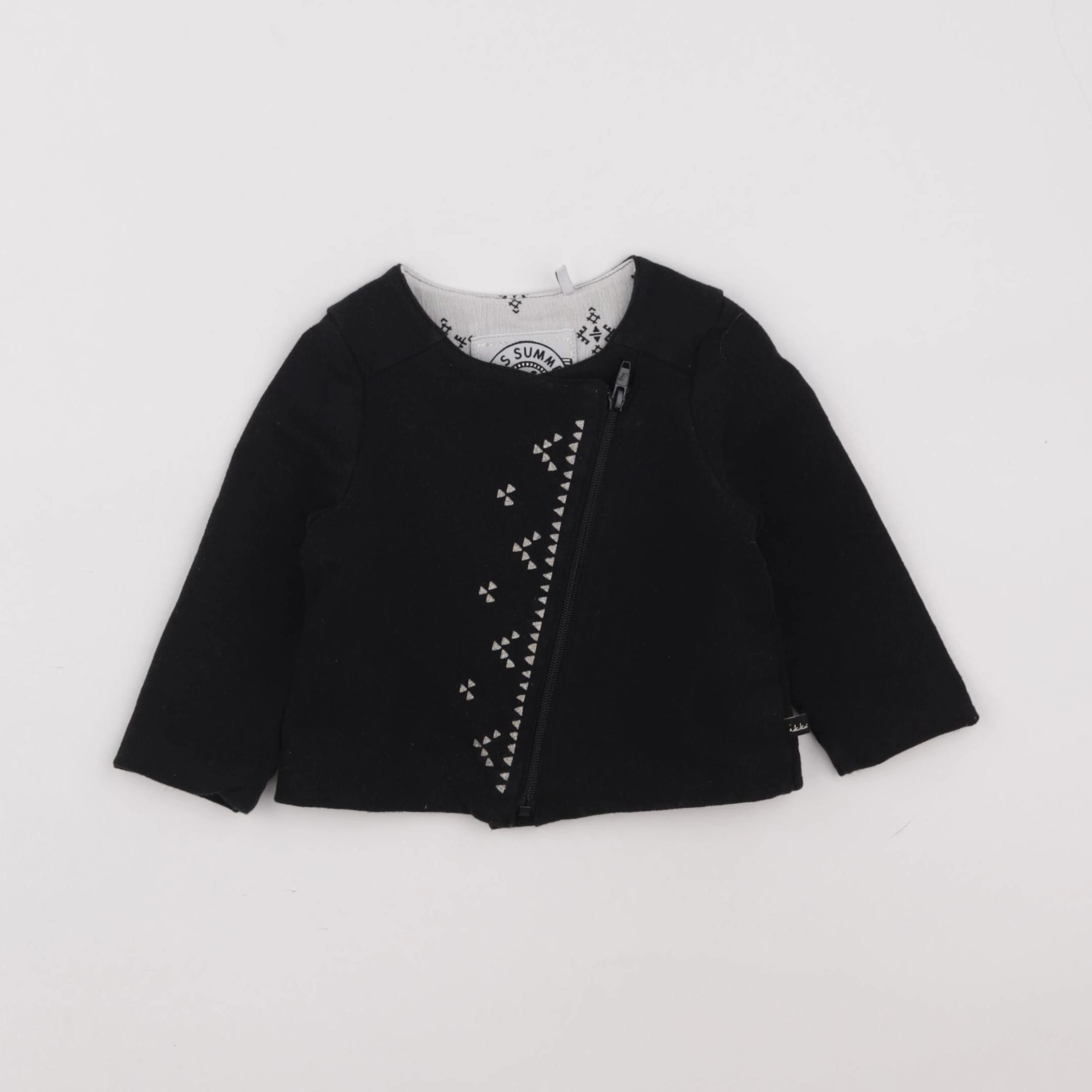 IKKS - gilet noir - 12 mois