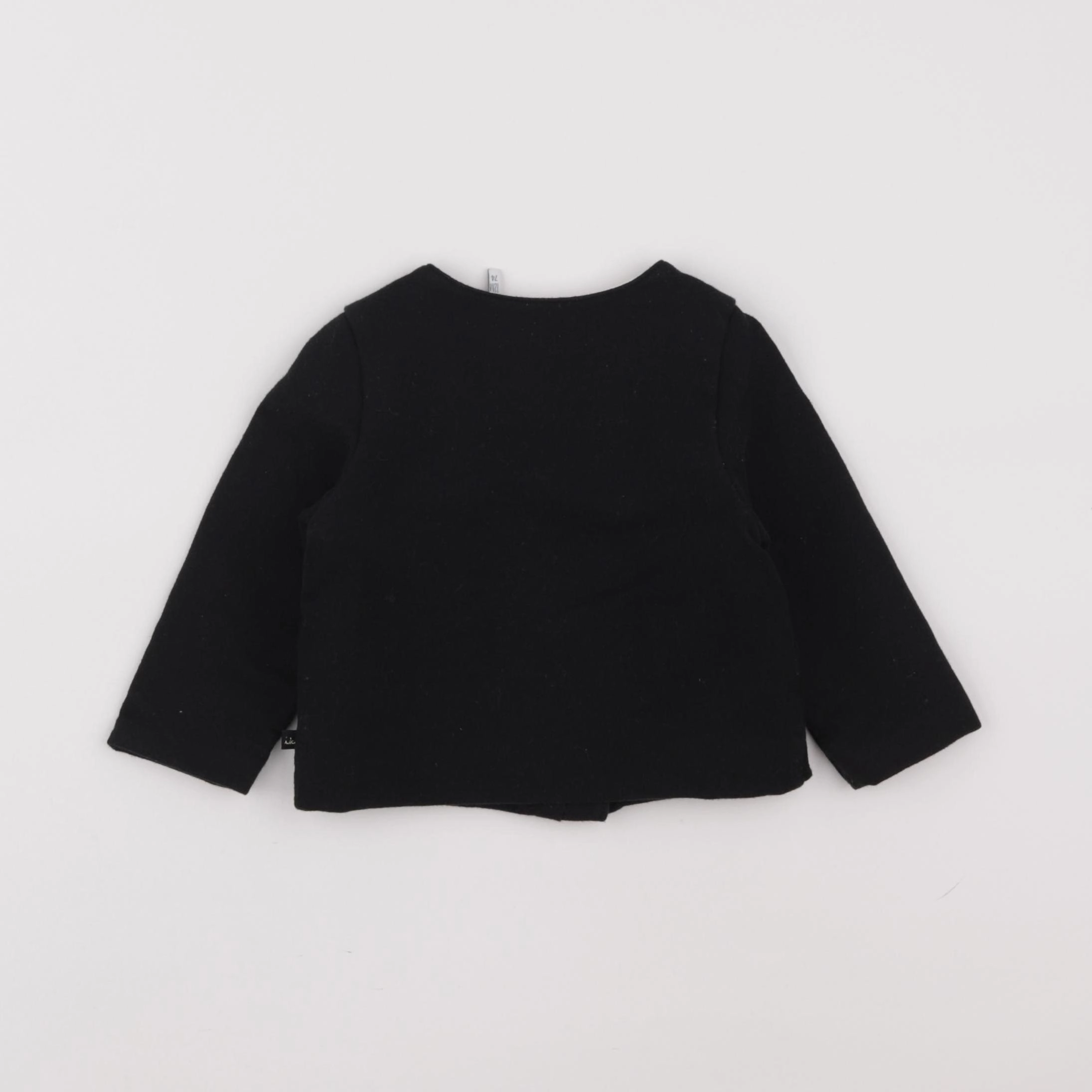 IKKS - gilet noir - 12 mois