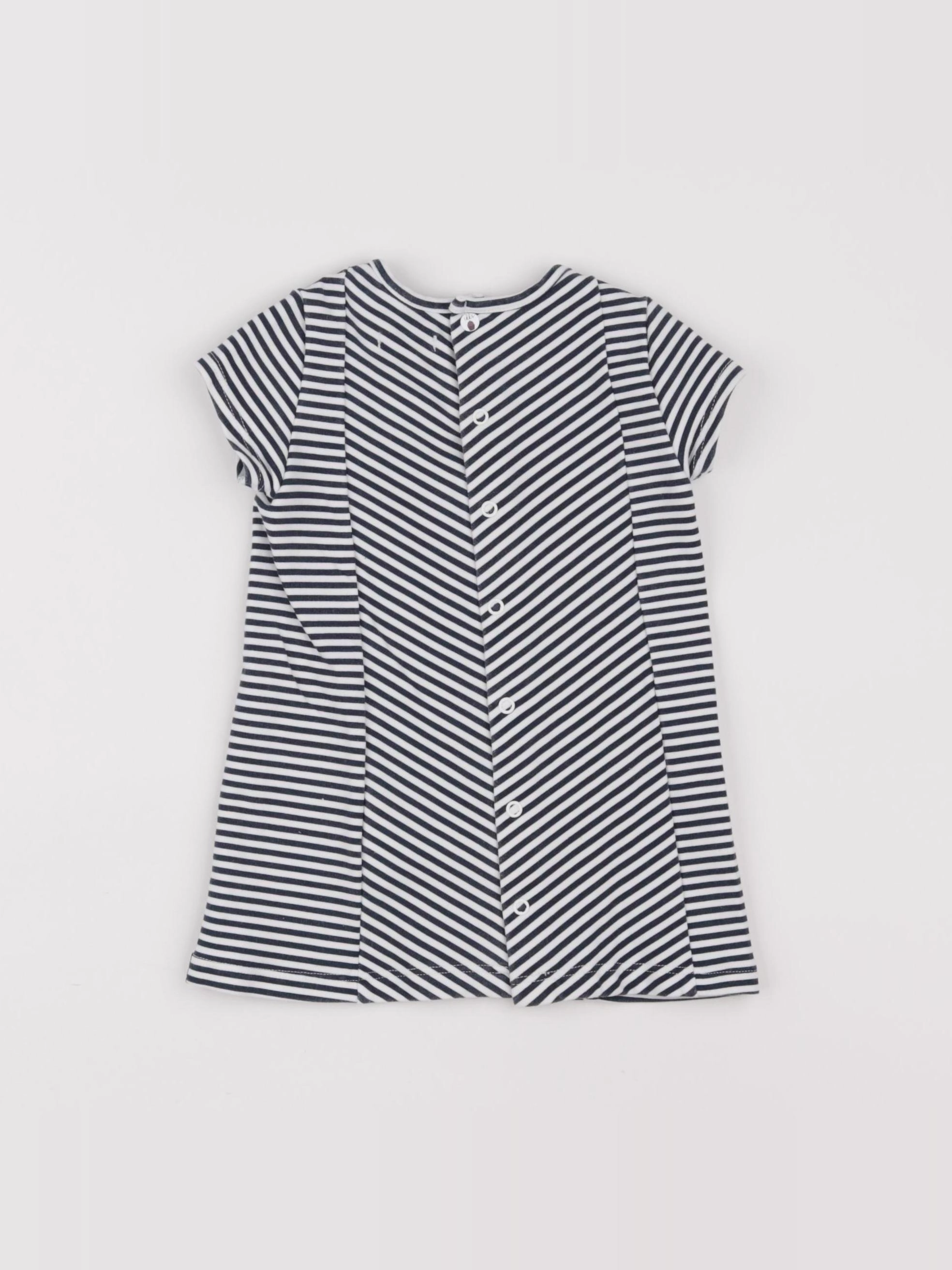 IKKS - robe bleu, blanc - 6 mois