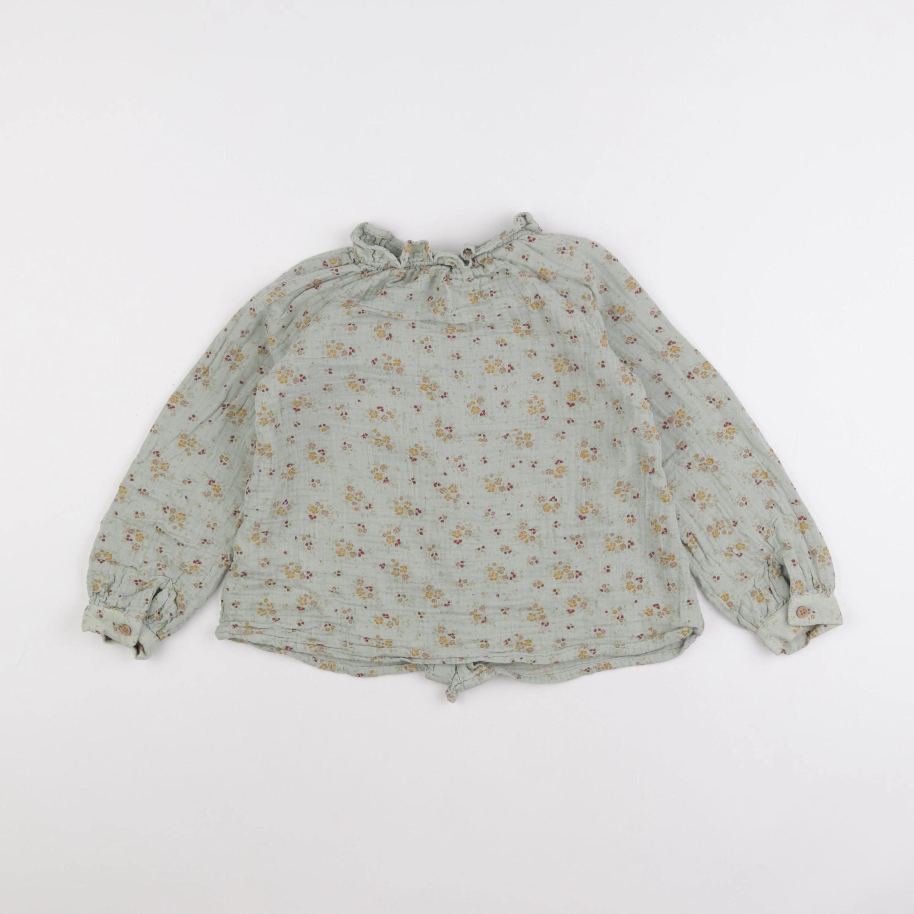 Vertbaudet - blouse vert - 6 ans