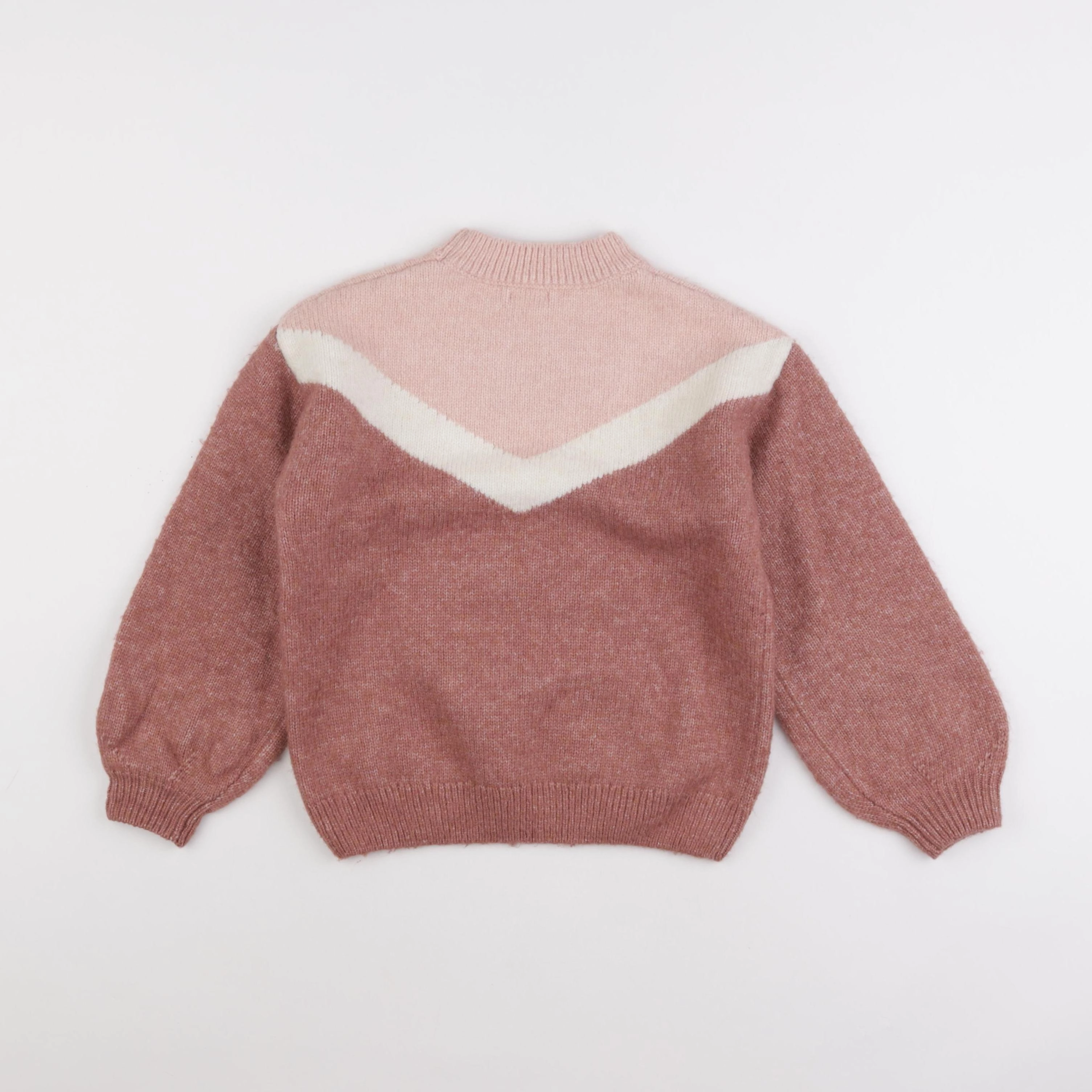 Vertbaudet - pull rose - 8 ans