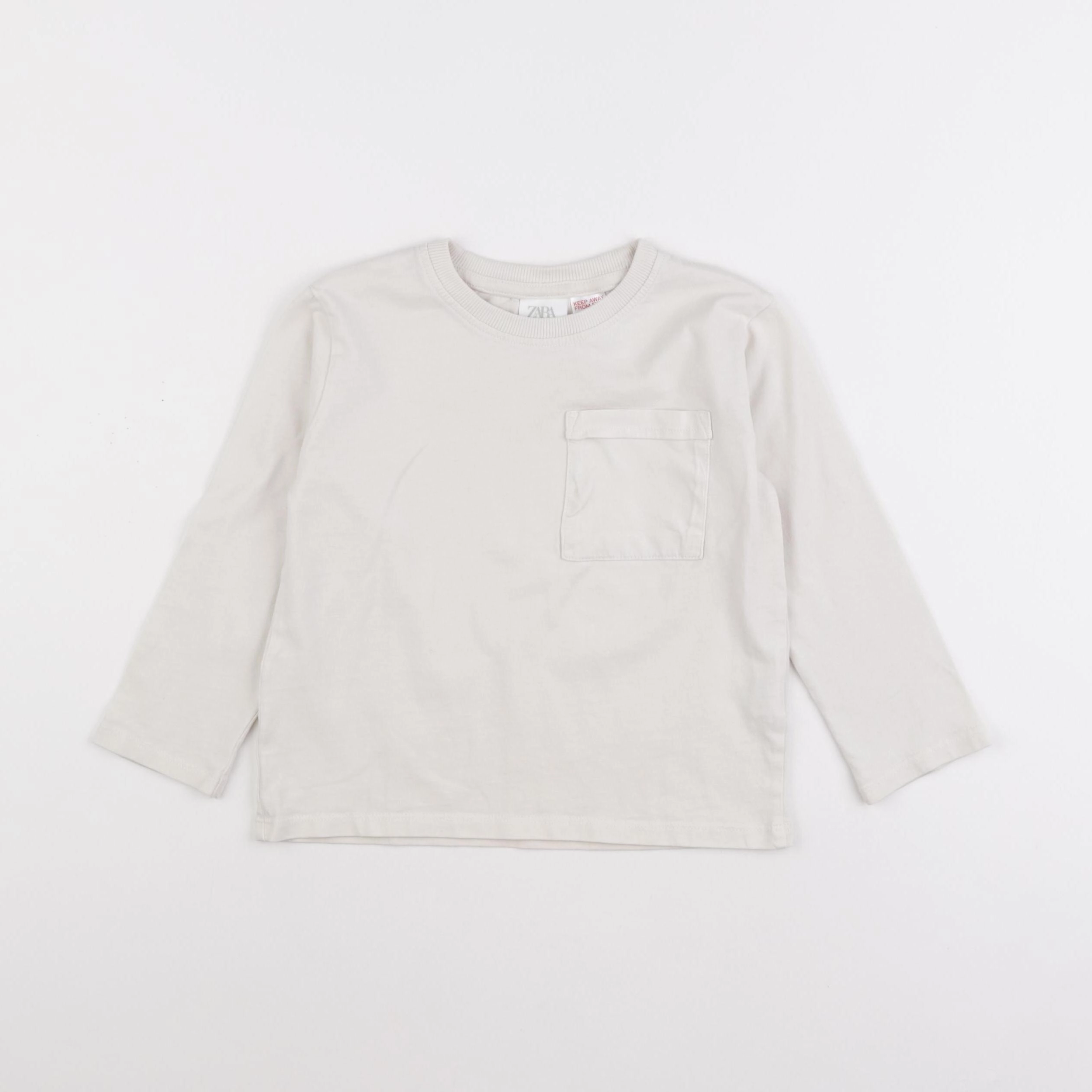 Zara - tee-shirt blanc - 3/4 ans