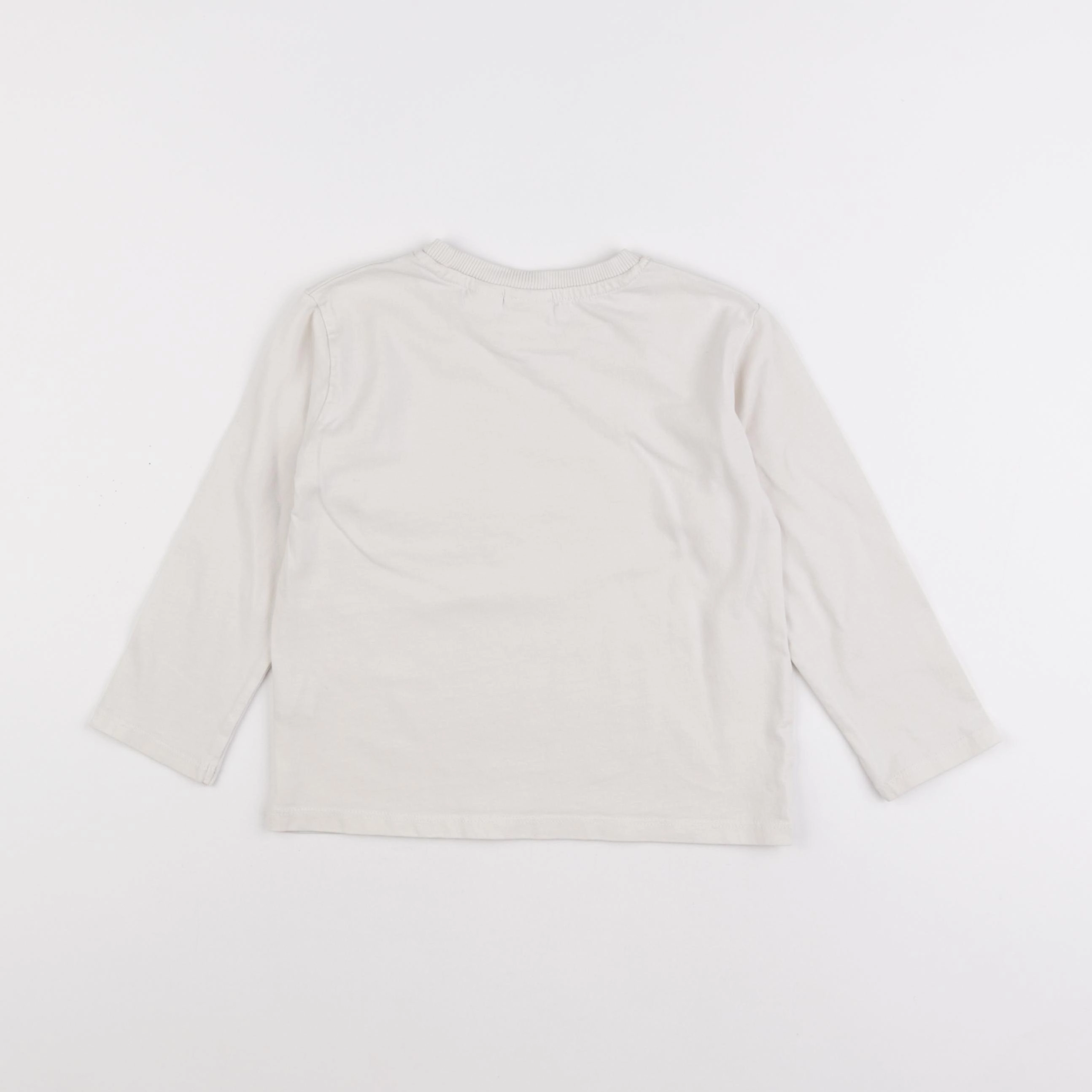 Zara - tee-shirt blanc - 3/4 ans