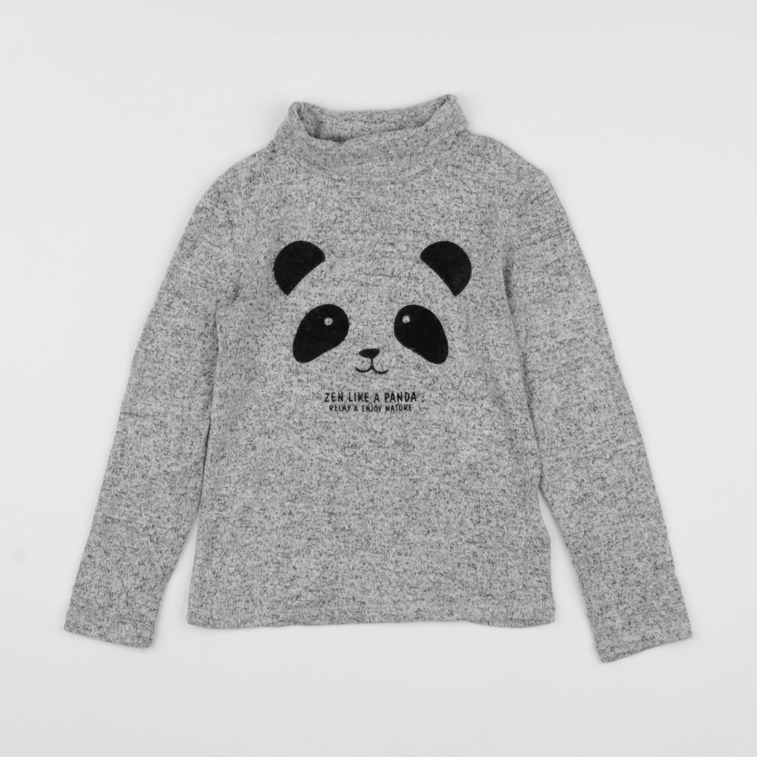 Vertbaudet - pull gris - 5 ans