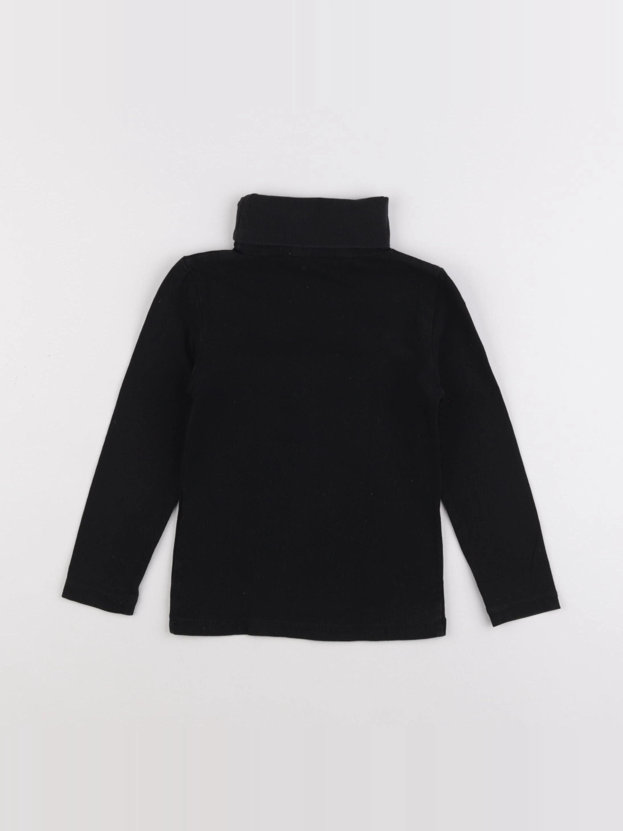 Monoprix - sous-pull noir - 4 ans
