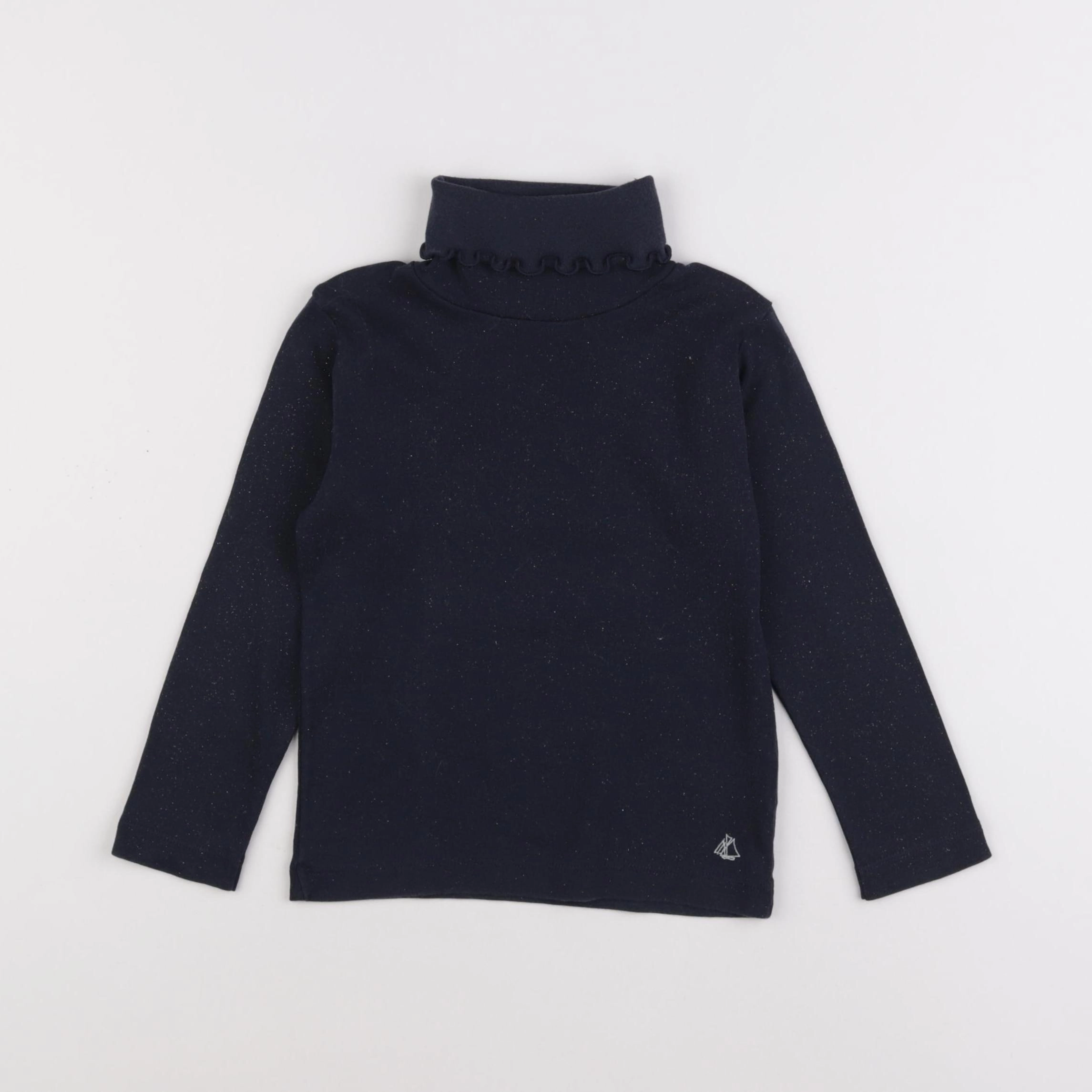Petit Bateau - sous-pull bleu - 4 ans