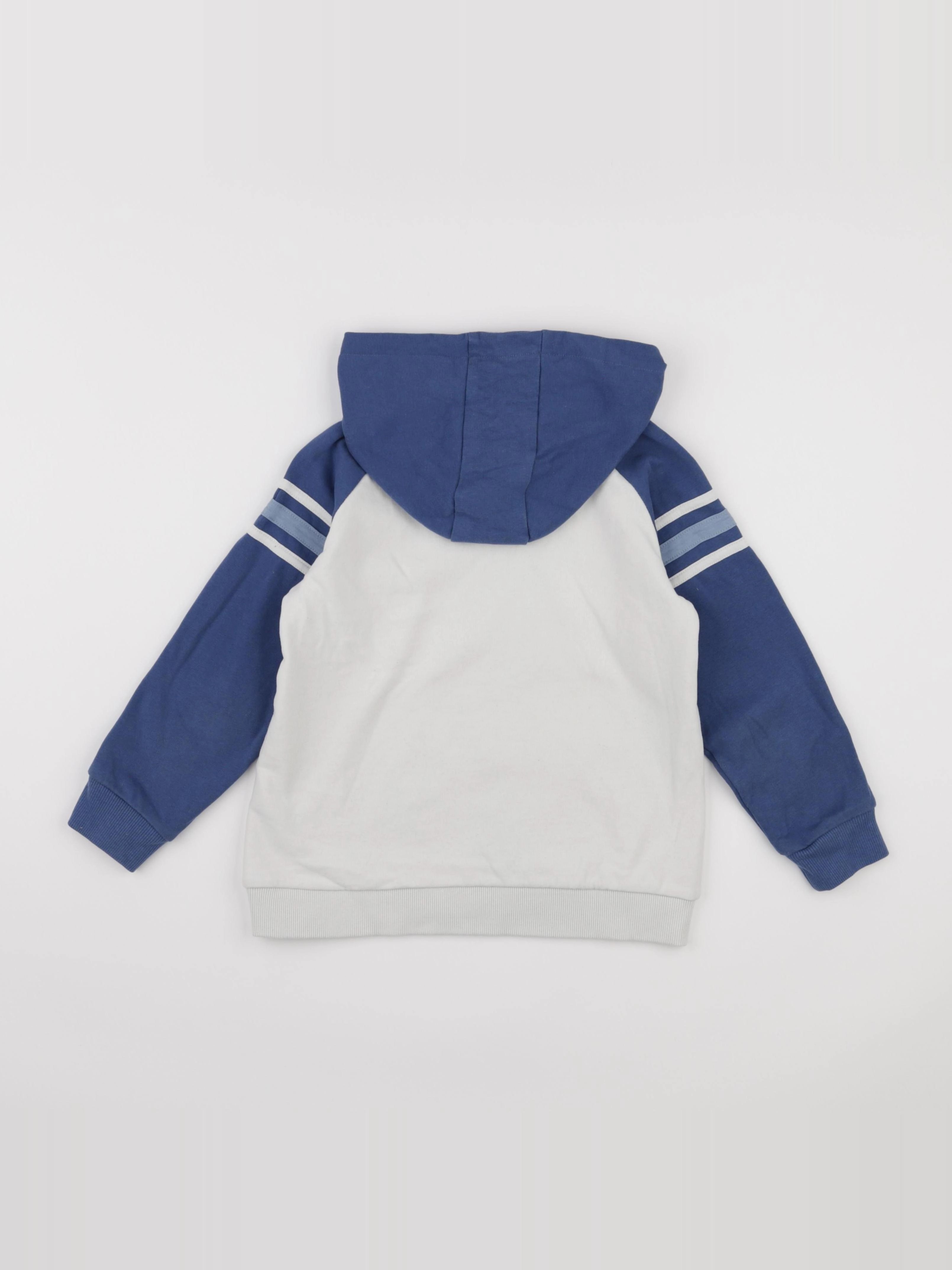 Vertbaudet - sweat bleu - 8 ans