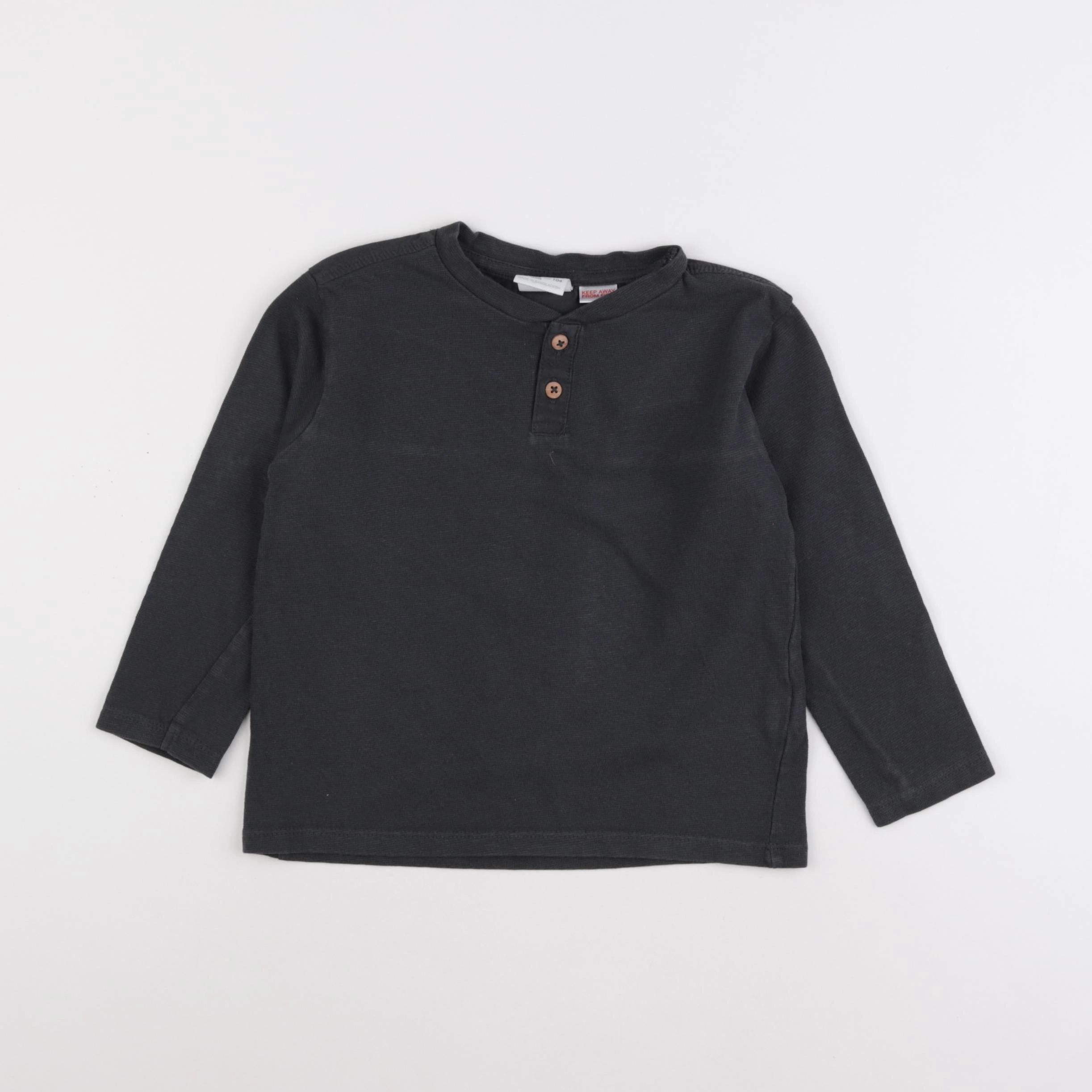 Zara - tee-shirt gris - 3/4 ans