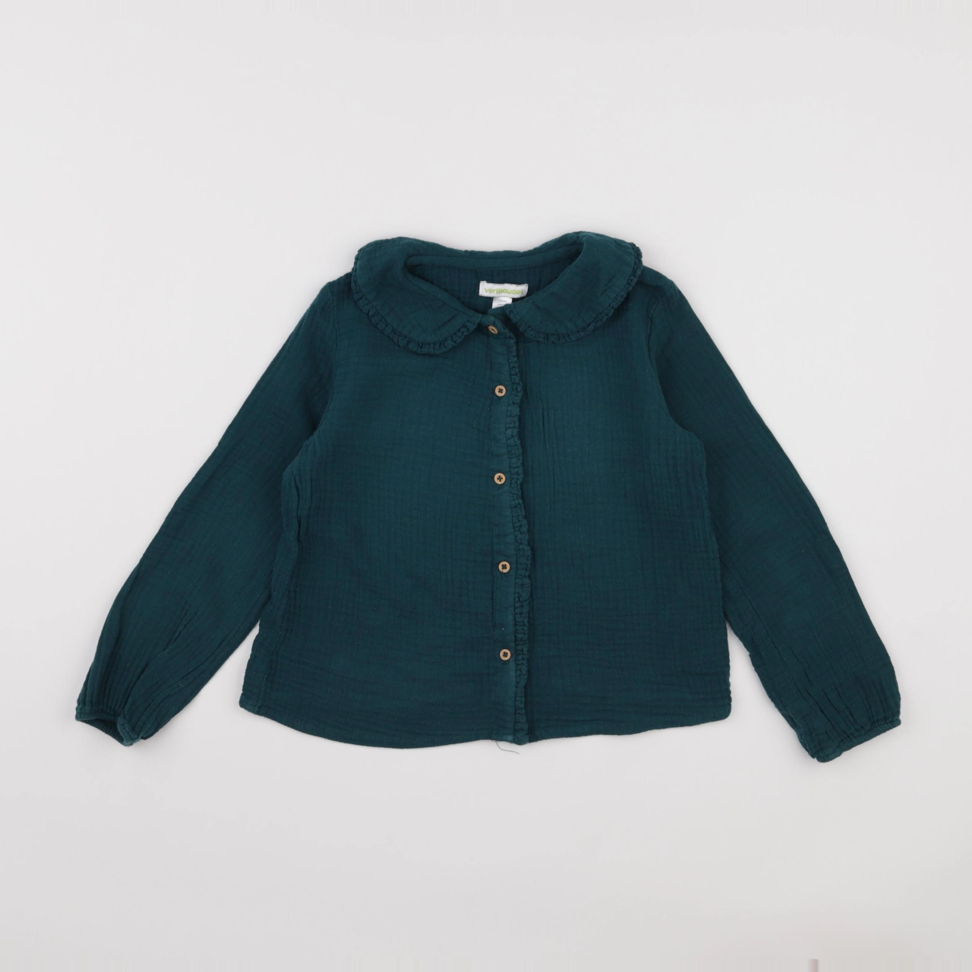 Vertbaudet - blouse vert - 6 ans