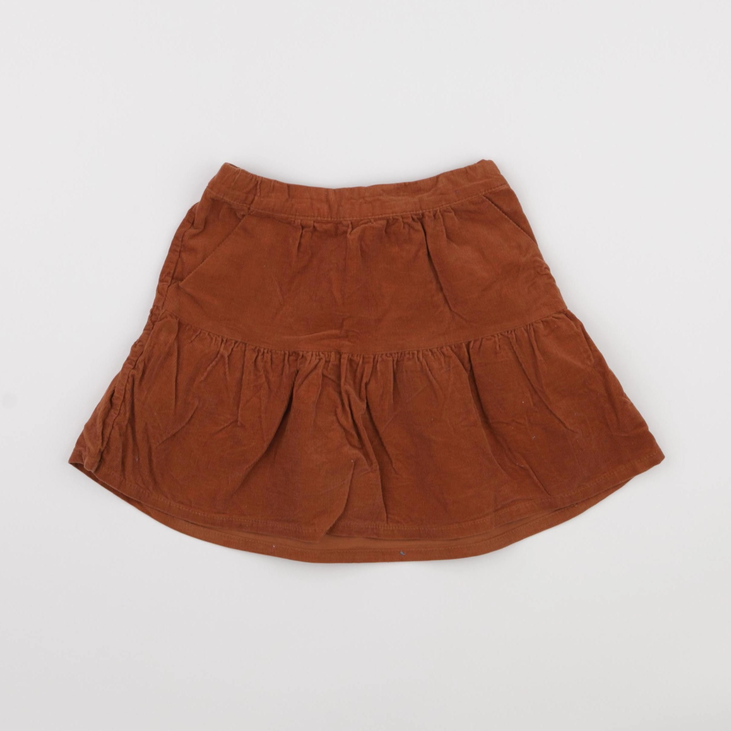 Vertbaudet - jupe marron - 6 ans