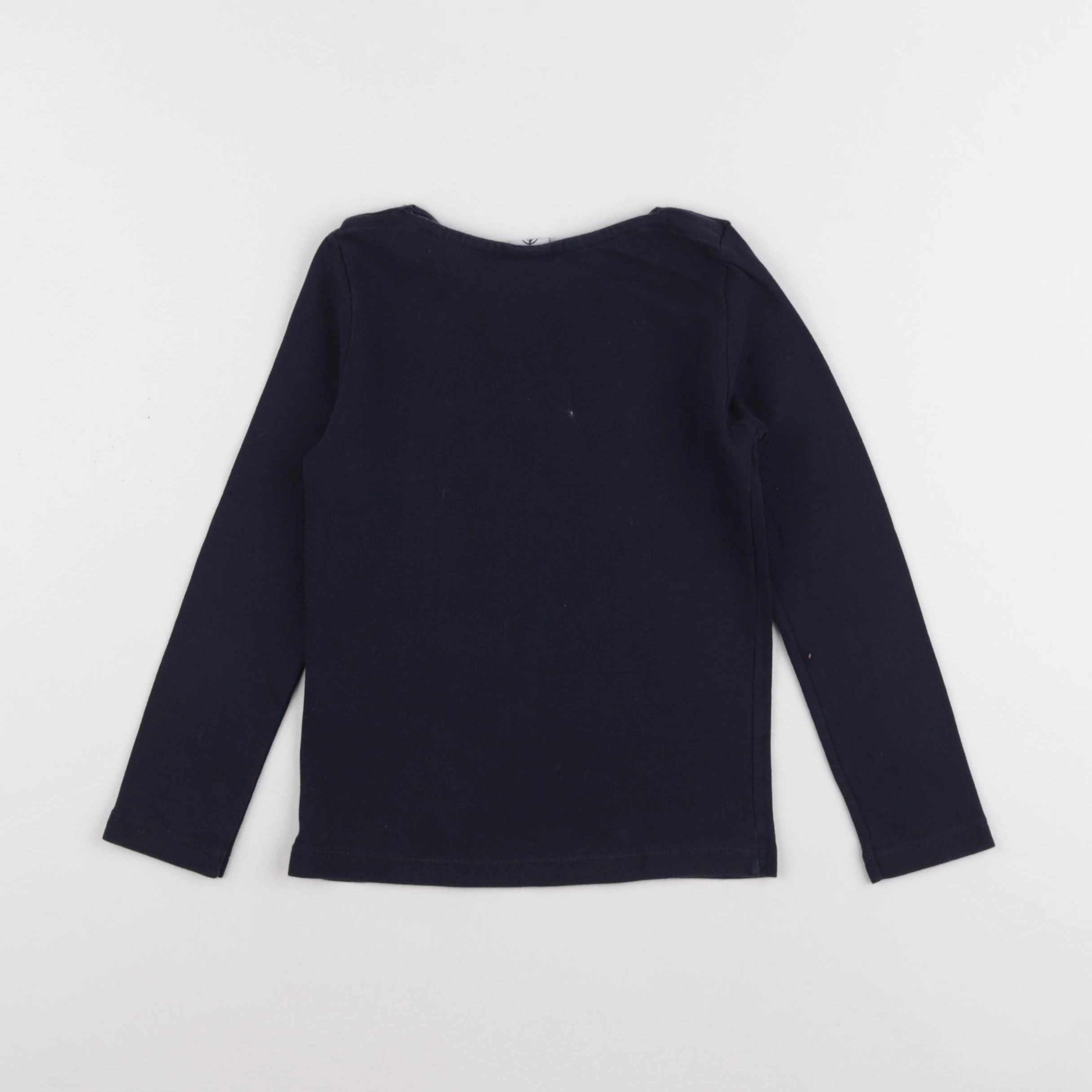 Petit Bateau - tee-shirt bleu - 6 ans