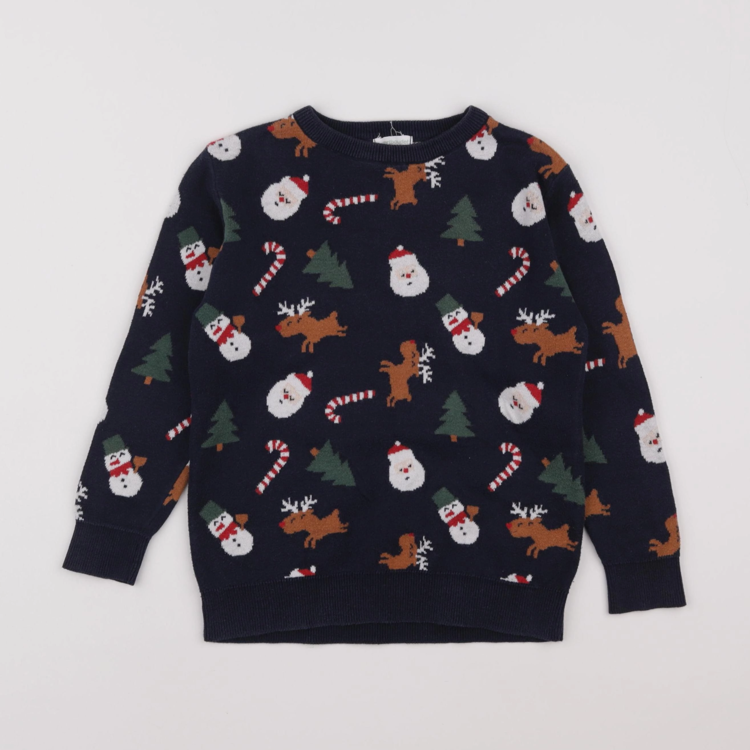 Vertbaudet - pull bleu - 8 ans