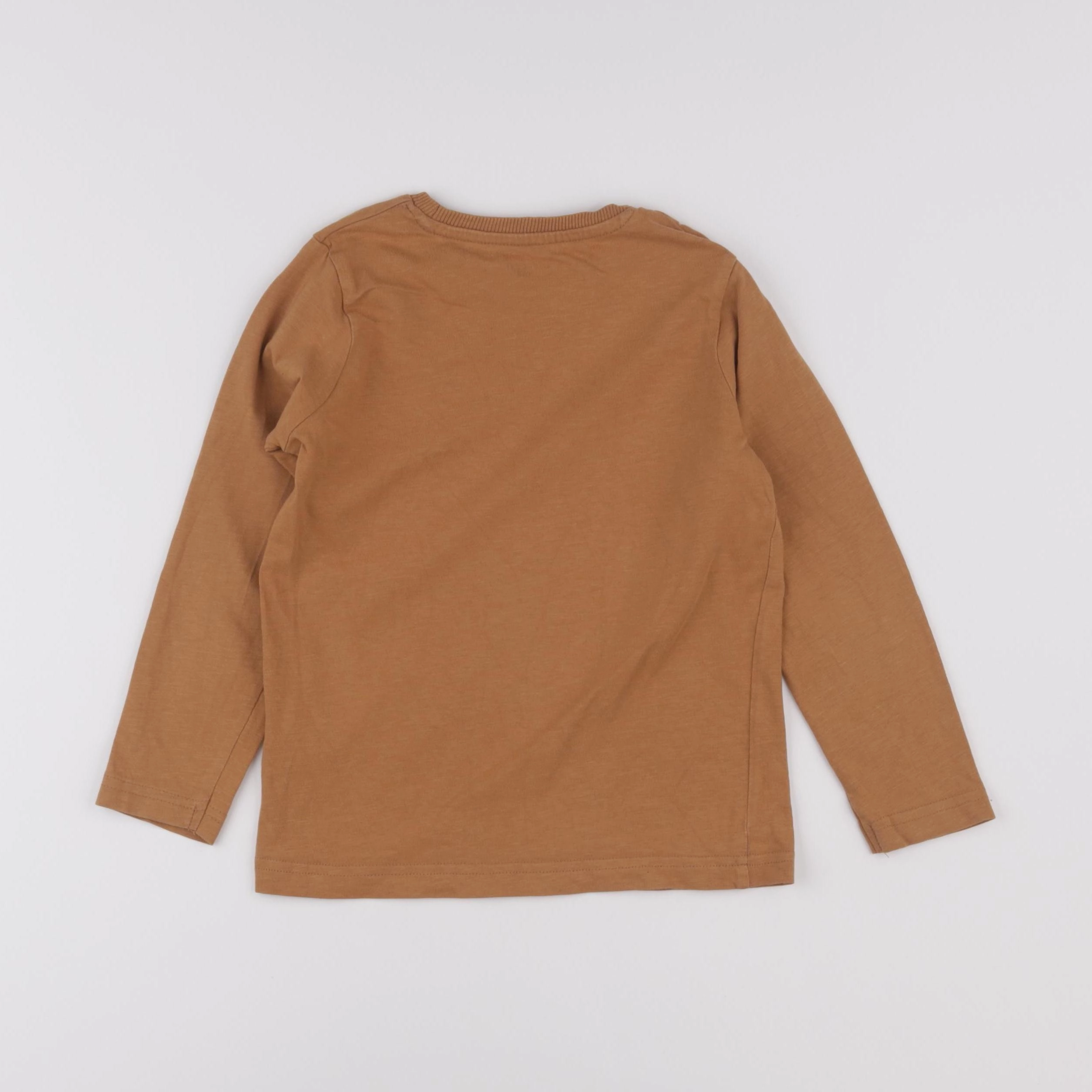 Vertbaudet - tee-shirt marron - 5 ans