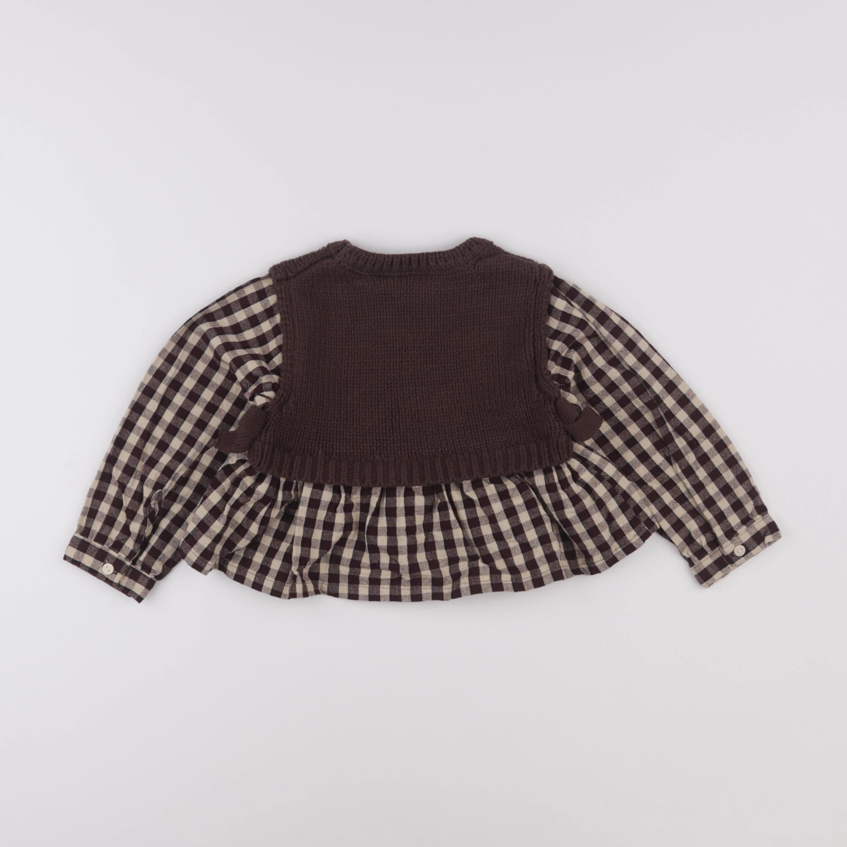 Zara - pull marron - 2 ans