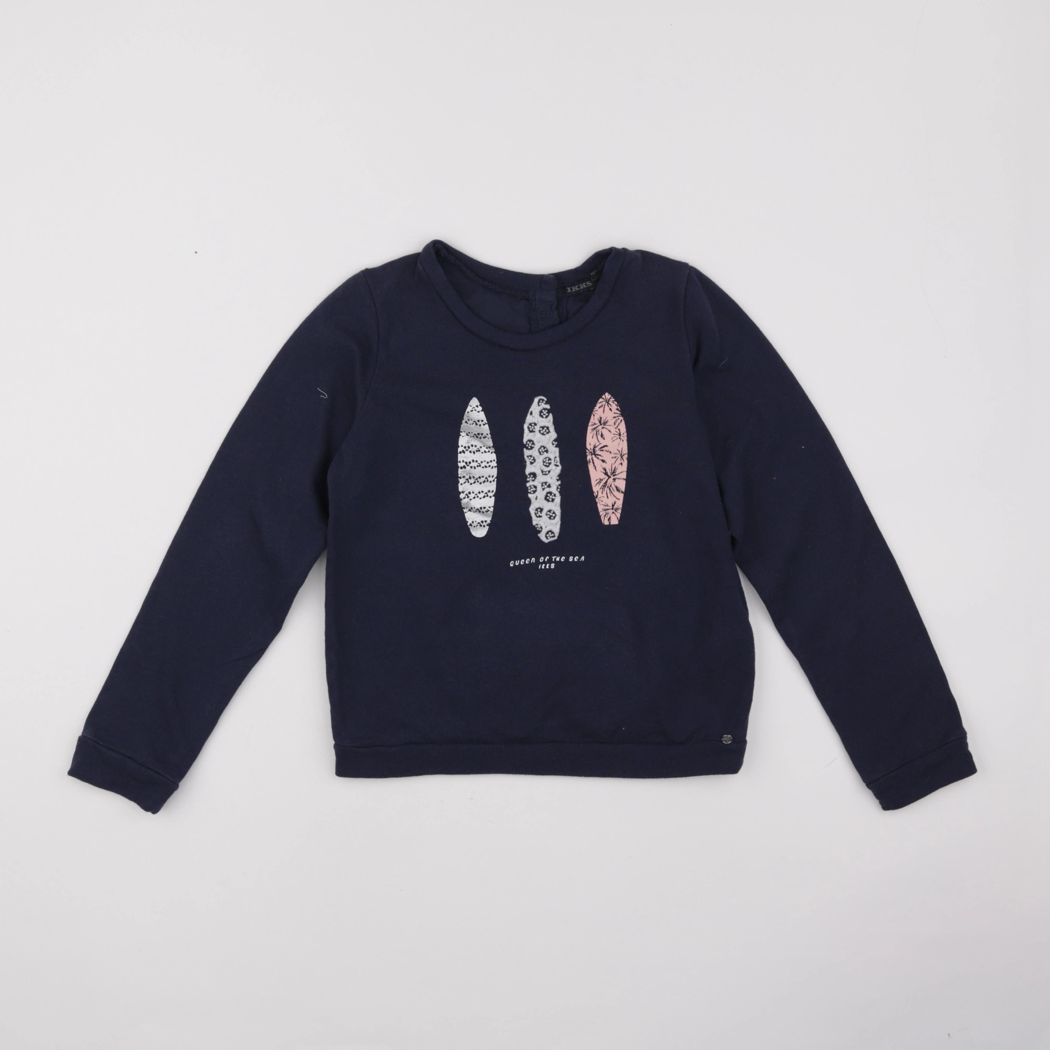 IKKS - sweat bleu - 8 ans