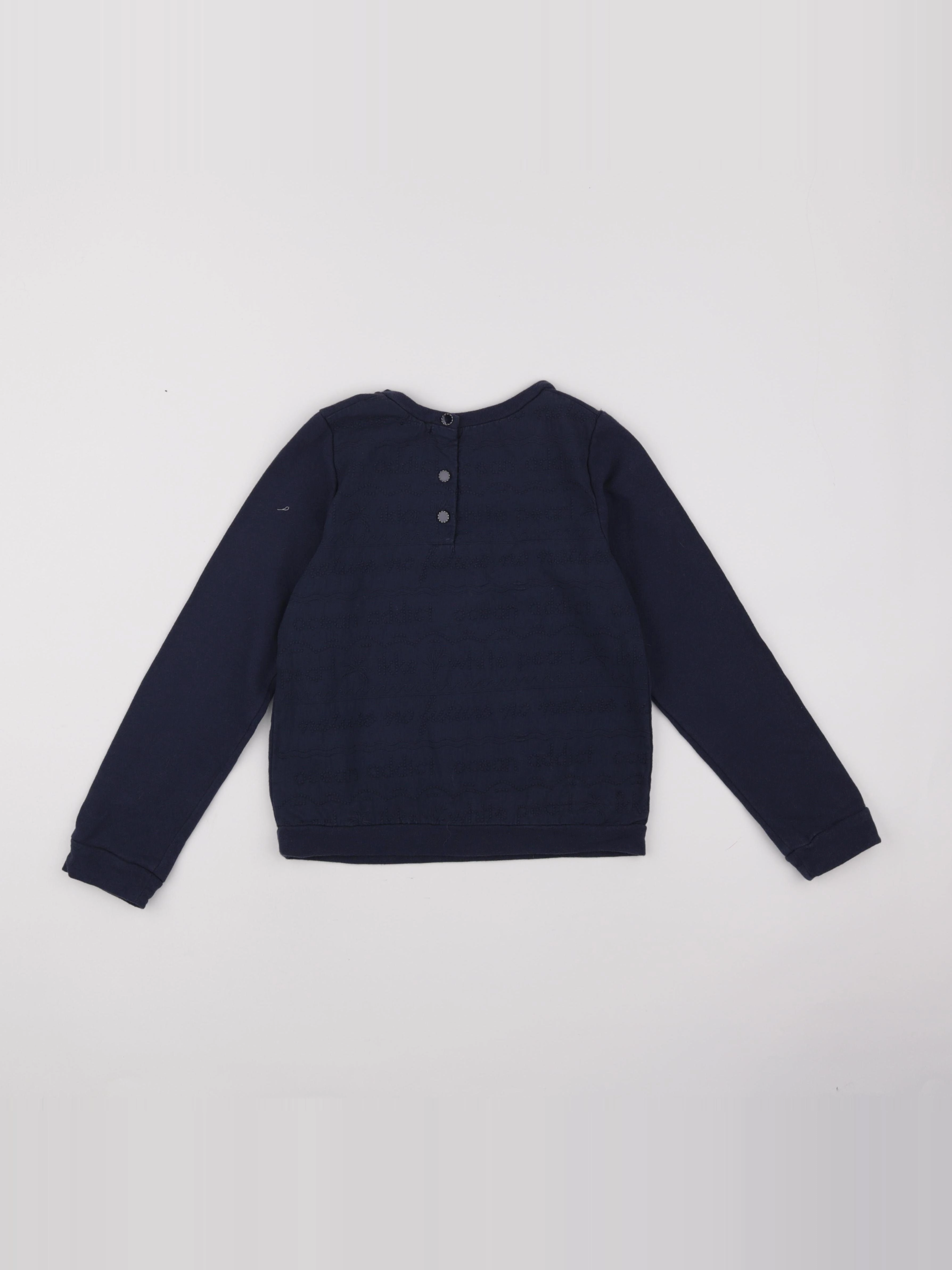 IKKS - sweat bleu - 8 ans