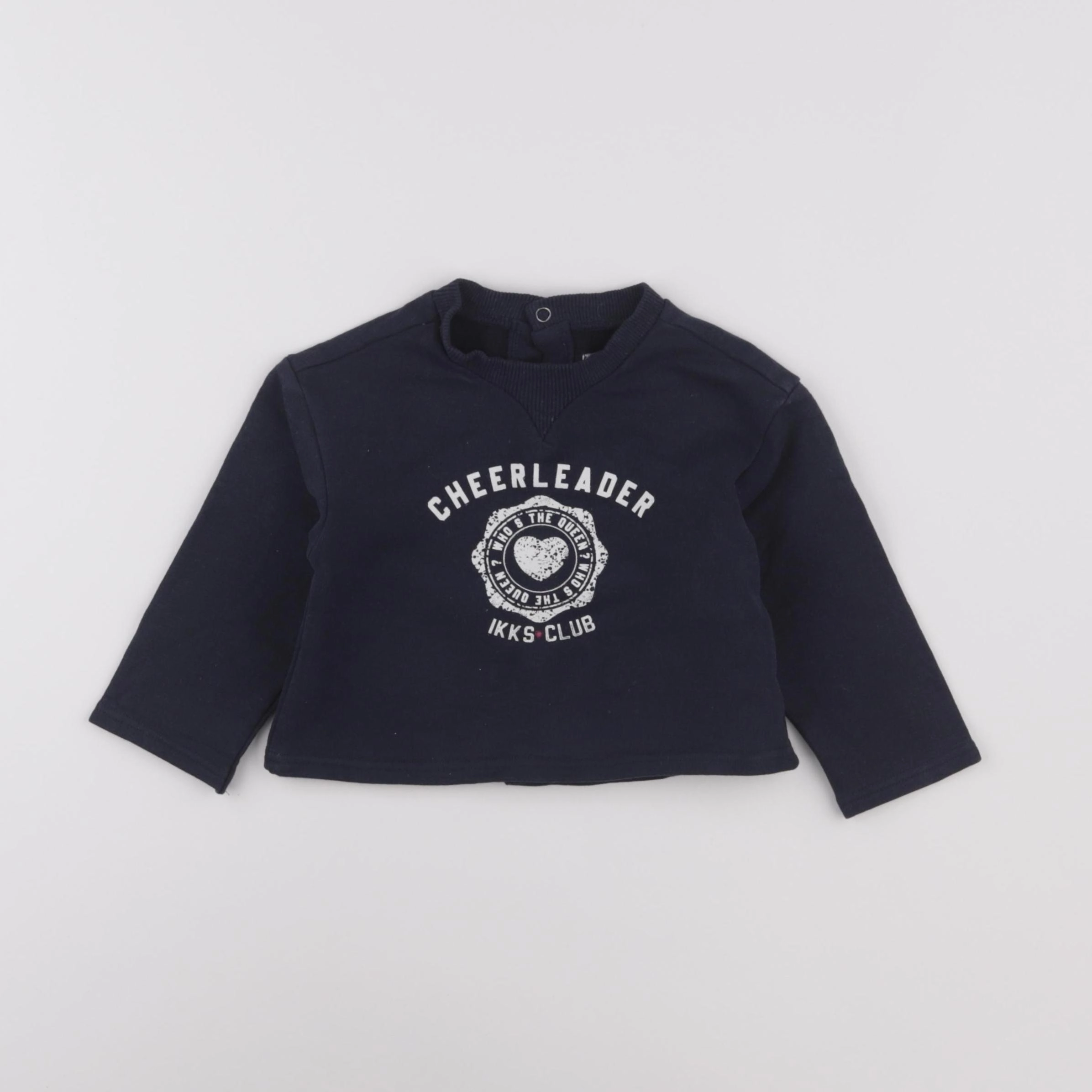 IKKS - sweat bleu - 18 mois