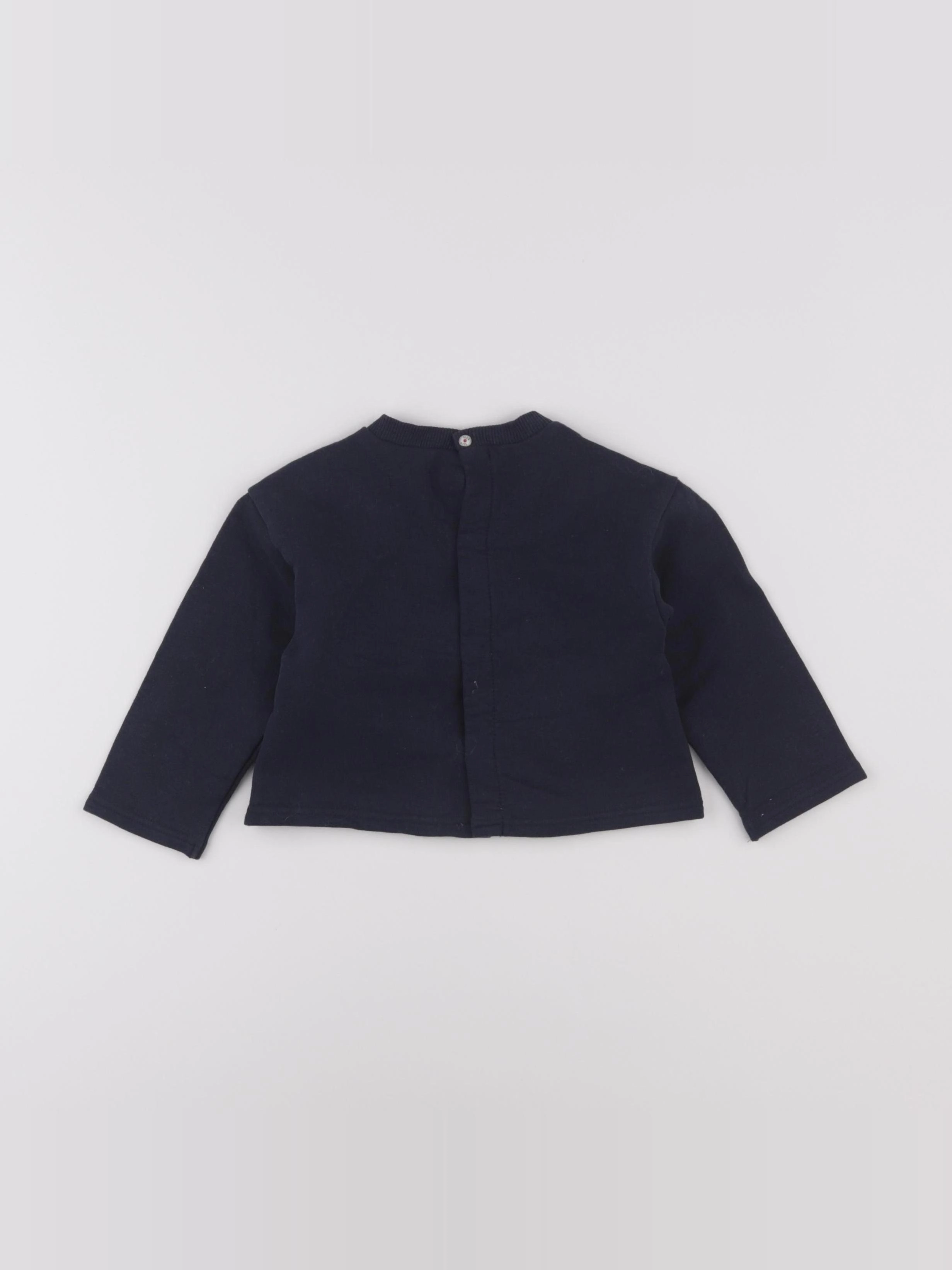 IKKS - sweat bleu - 18 mois