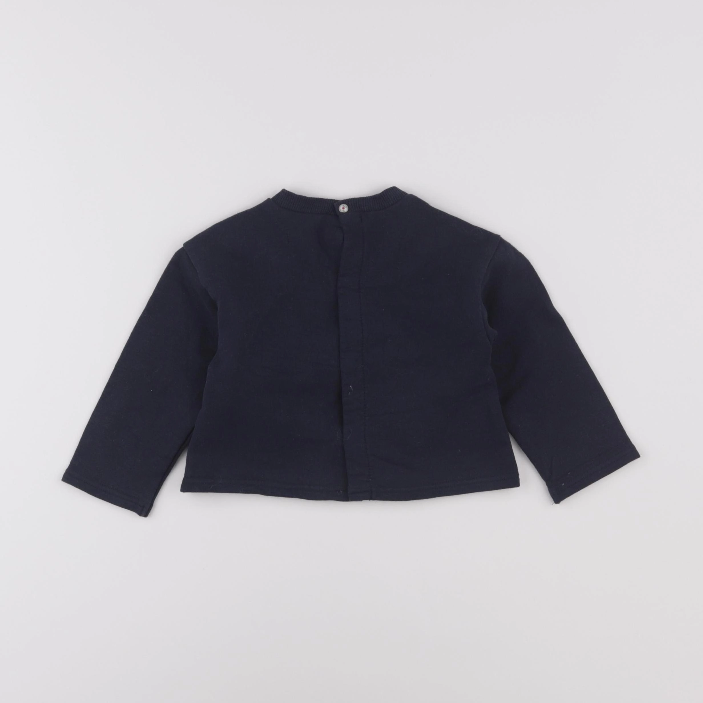 IKKS - sweat bleu - 18 mois