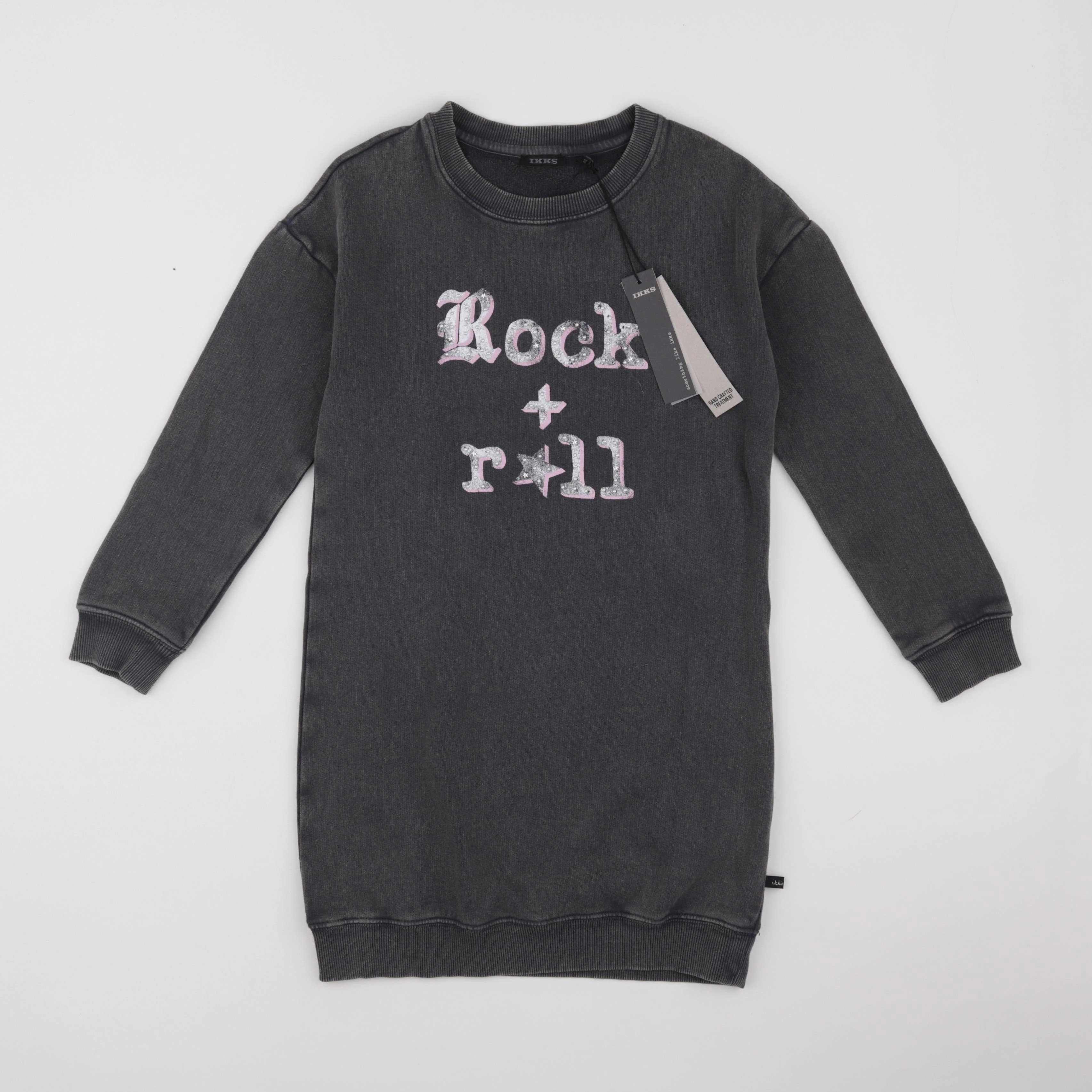IKKS - robe gris - 8 ans
