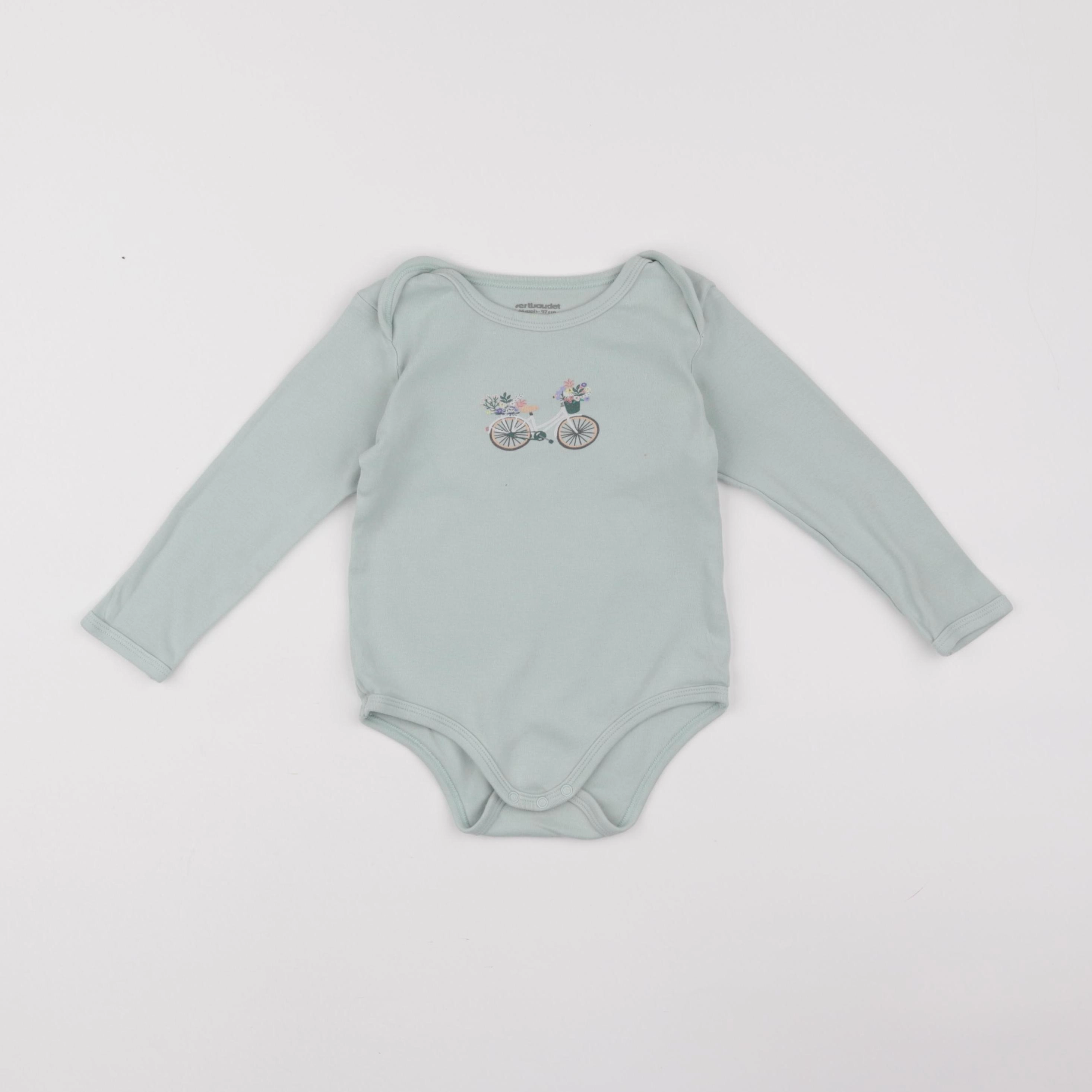 Vertbaudet - body vert - 36 mois