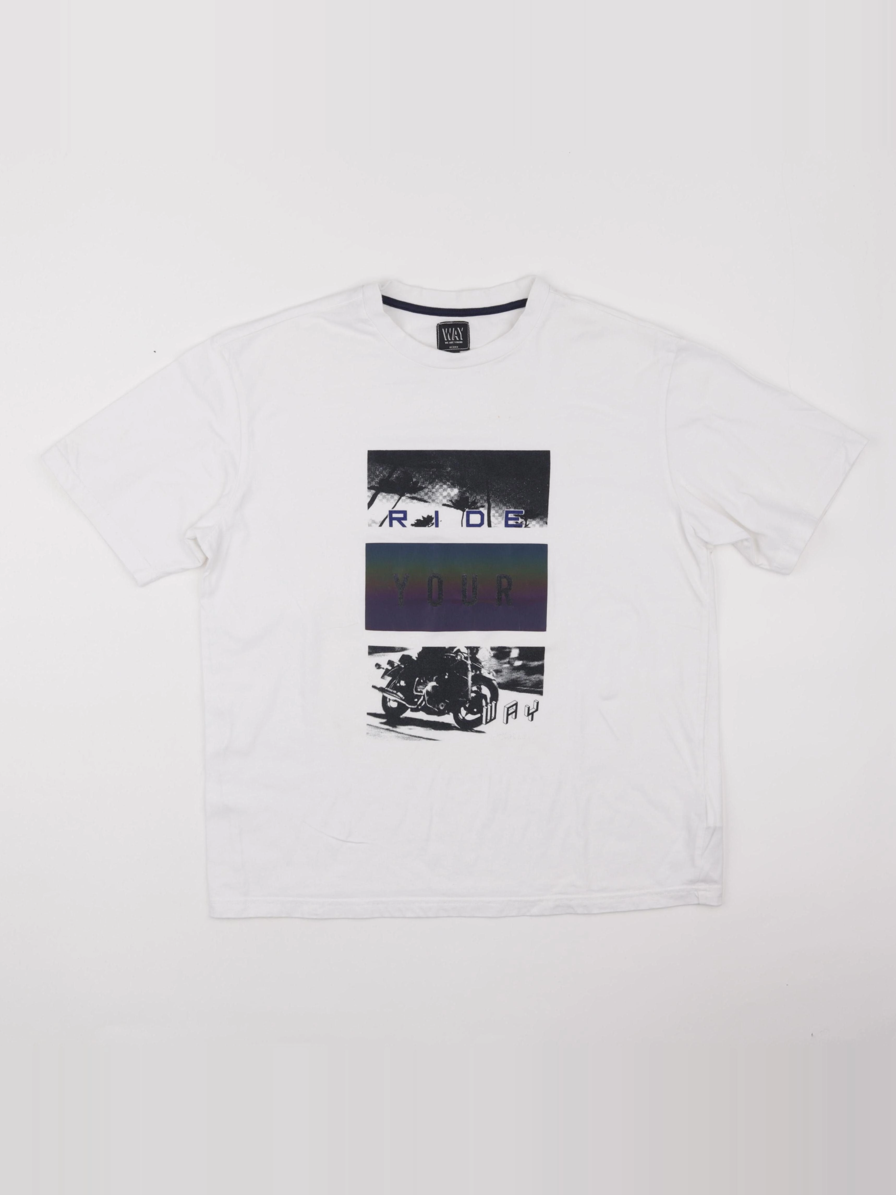 IKKS - tee-shirt blanc - 14 ans