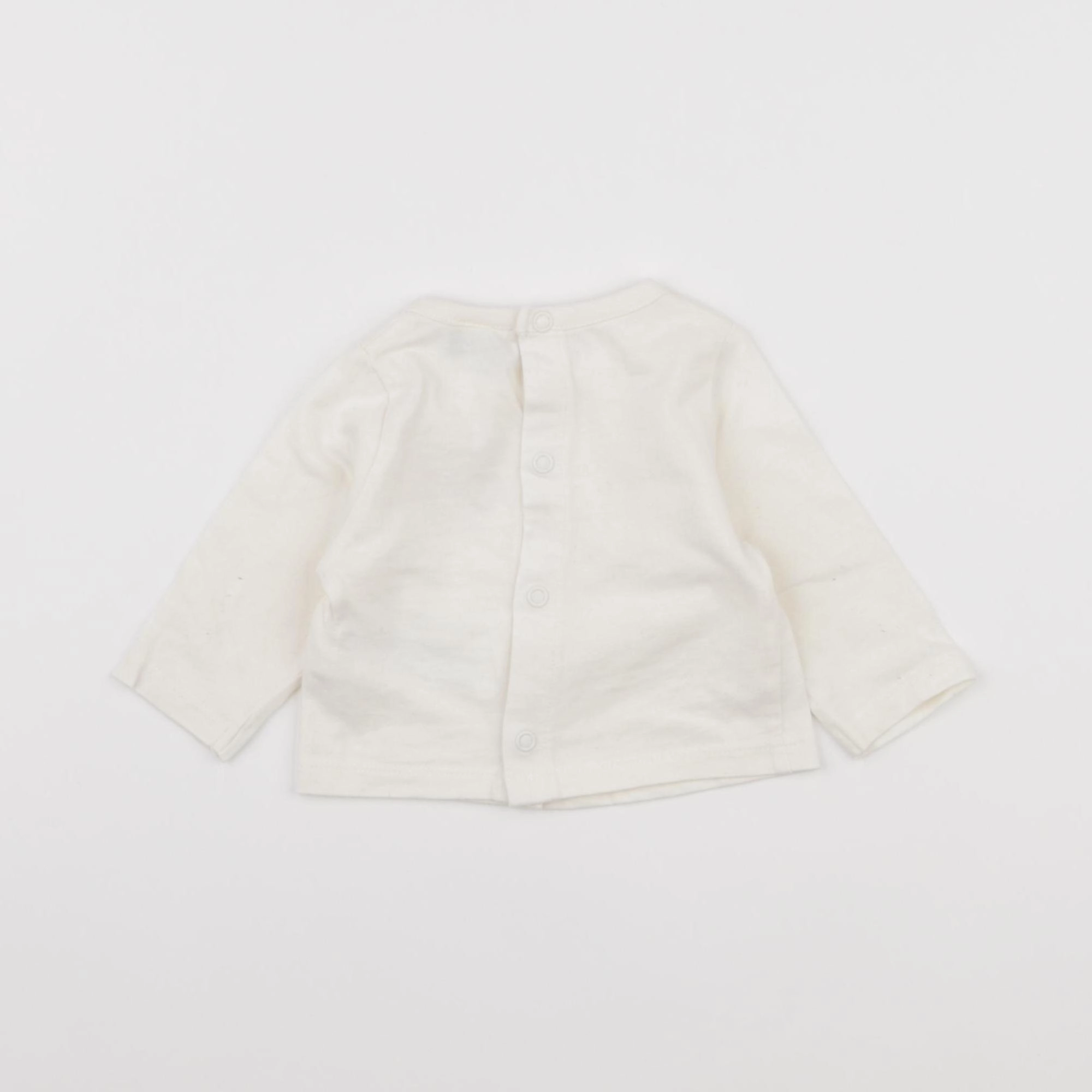Tape à l'oeil - tee-shirt blanc - 1 mois