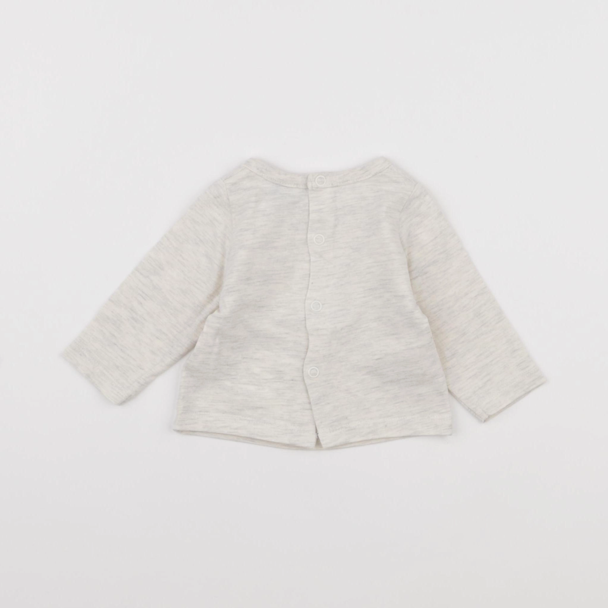 Tape à l'oeil - tee-shirt beige - 1 mois
