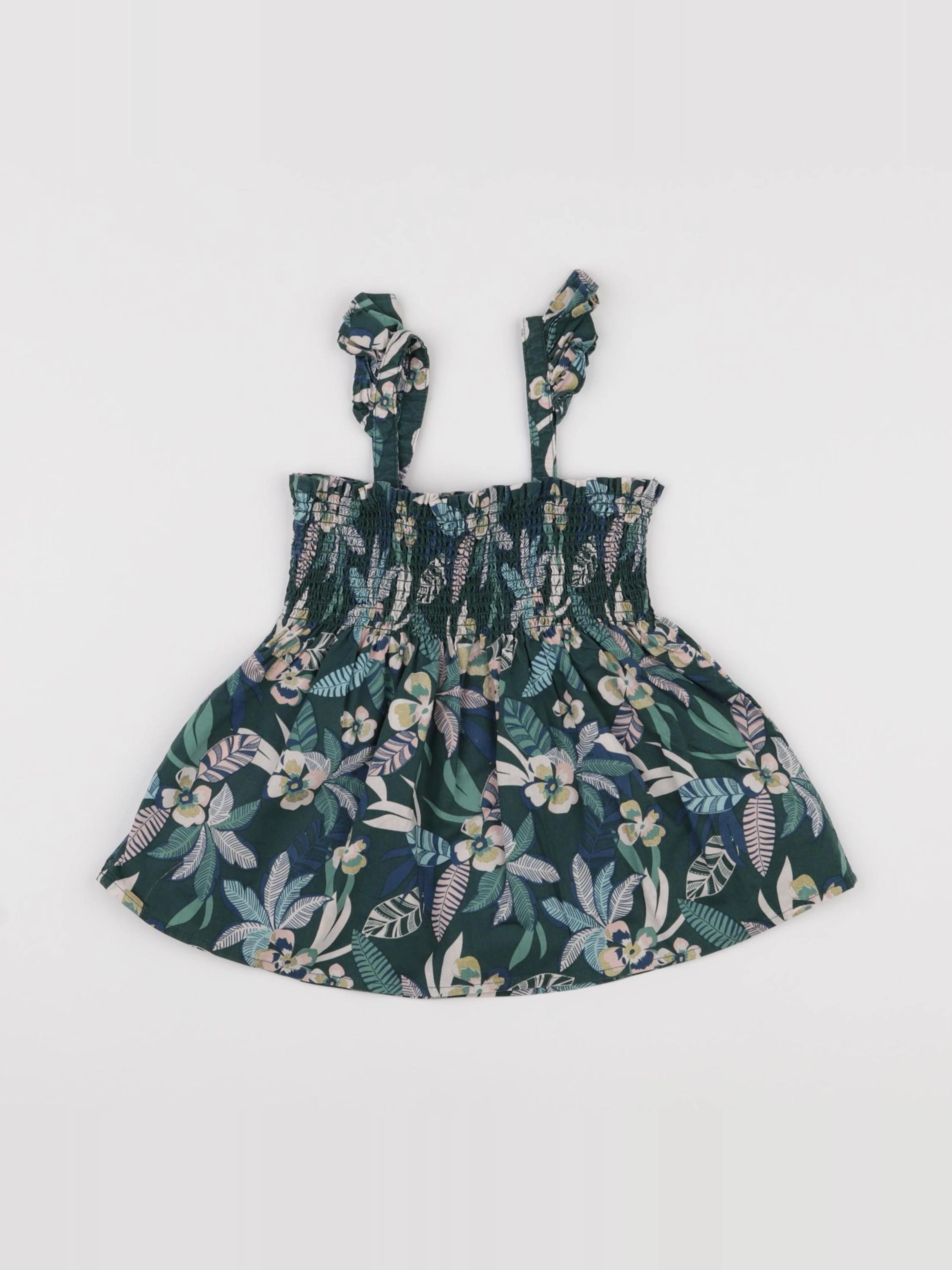 Vertbaudet - blouse vert - 5 ans