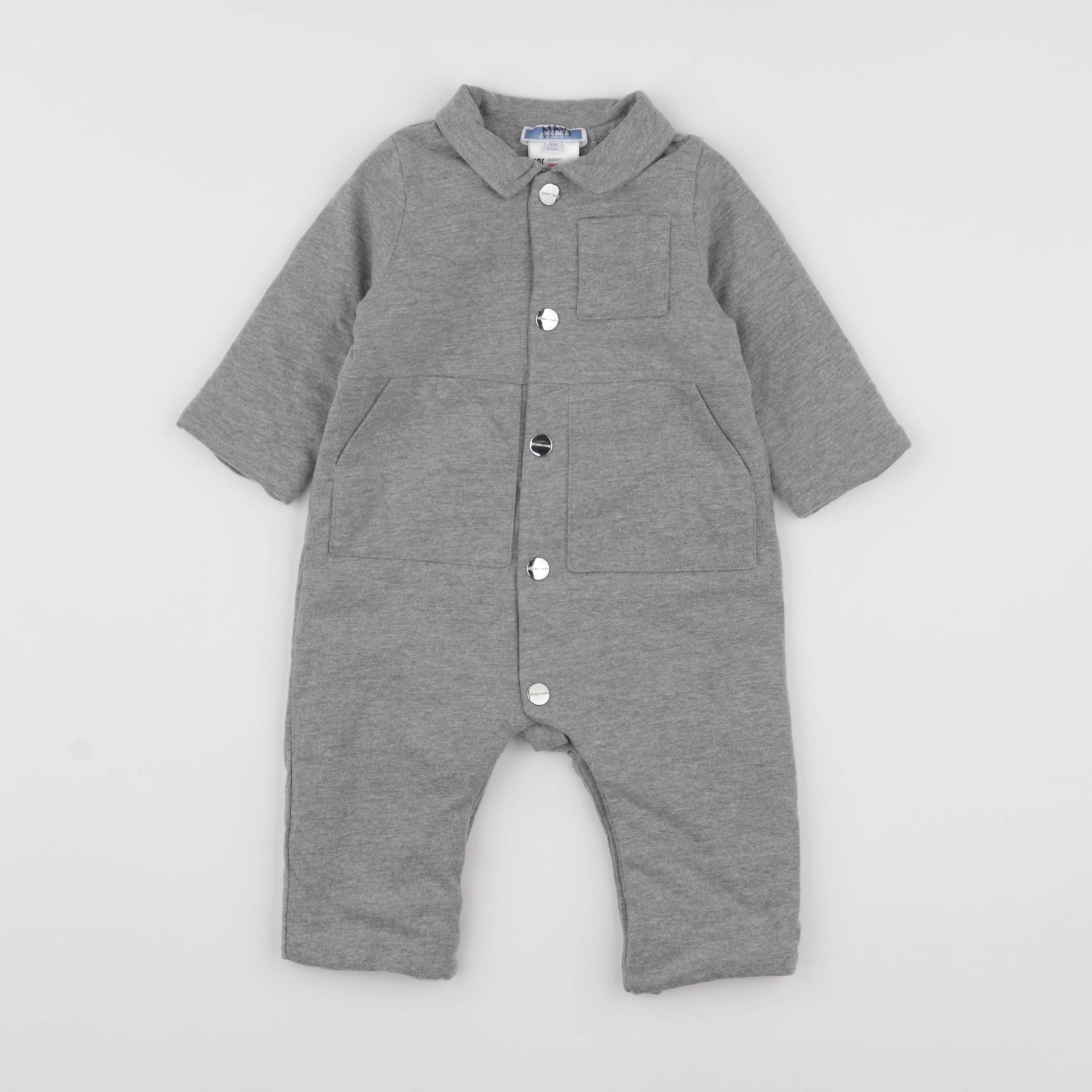Jacadi - combinaison gris - 6 mois