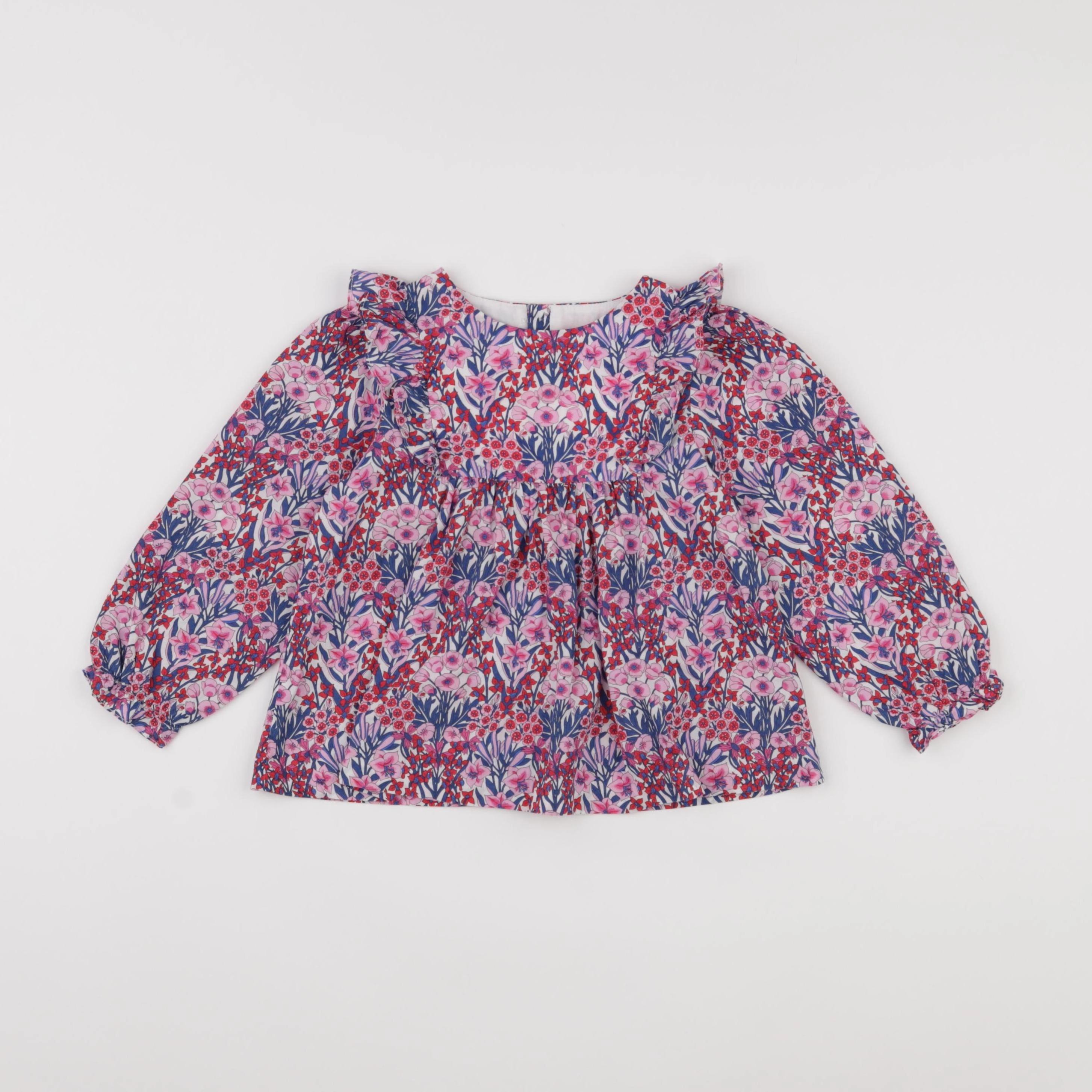 Jacadi - blouse liberty rose - 36 mois