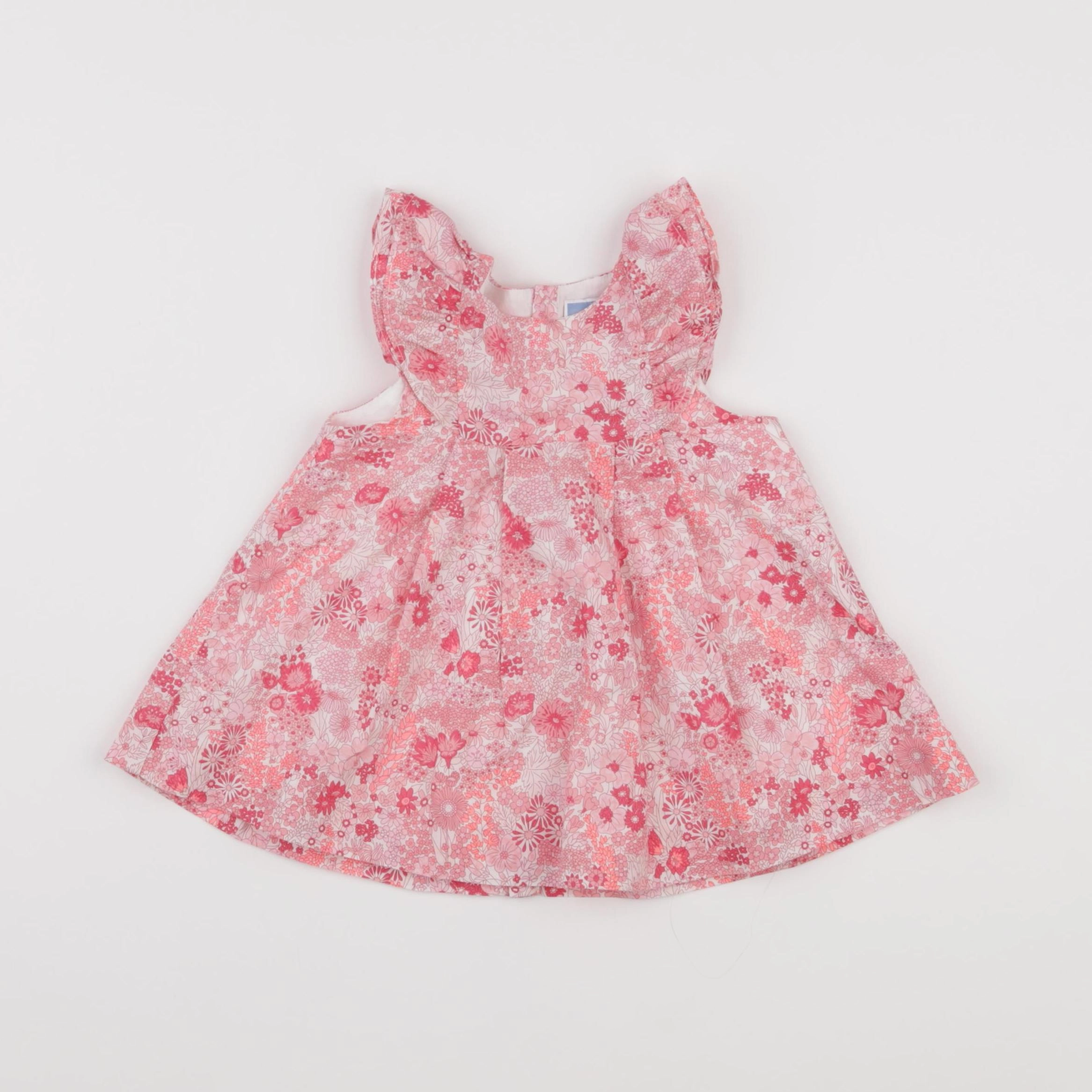 Jacadi - robe liberty rose - 6 mois